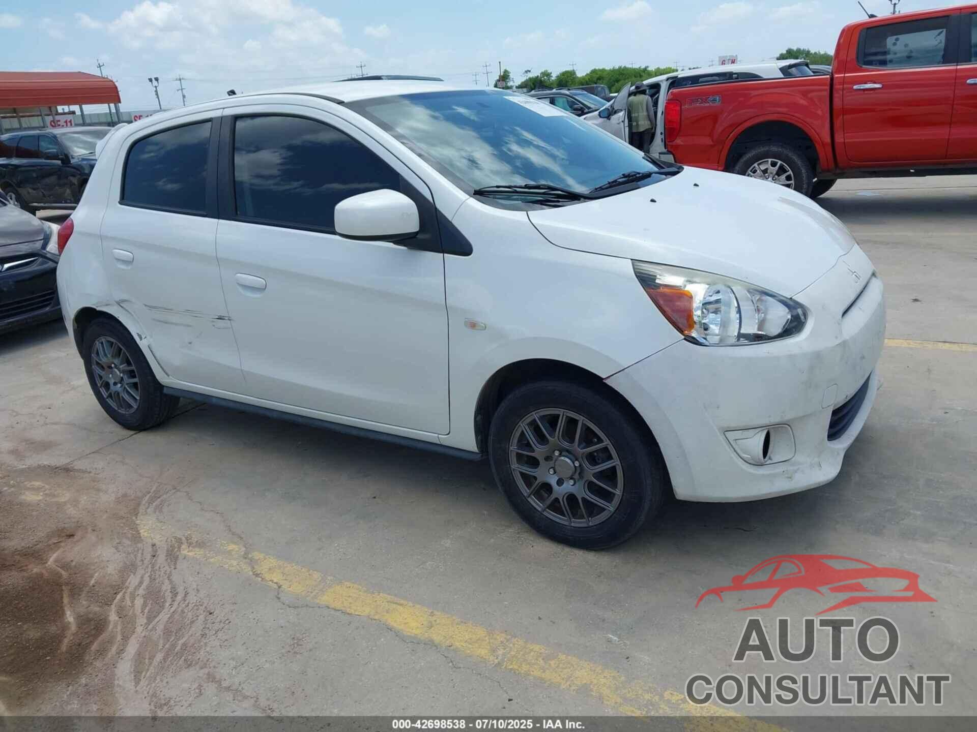 MITSUBISHI MIRAGE 2015 - ML32A3HJ8FH048671