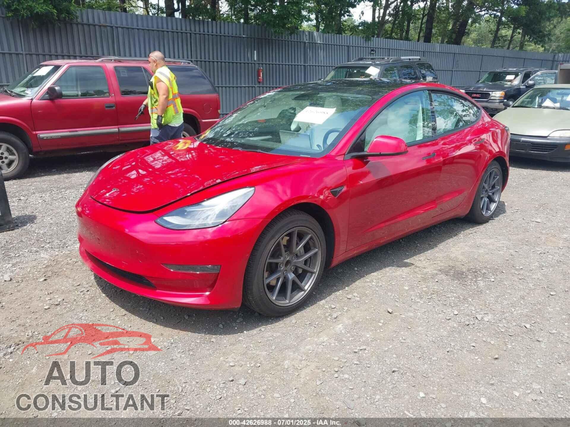 TESLA MODEL 3 2022 - 5YJ3E1EA1NF123904