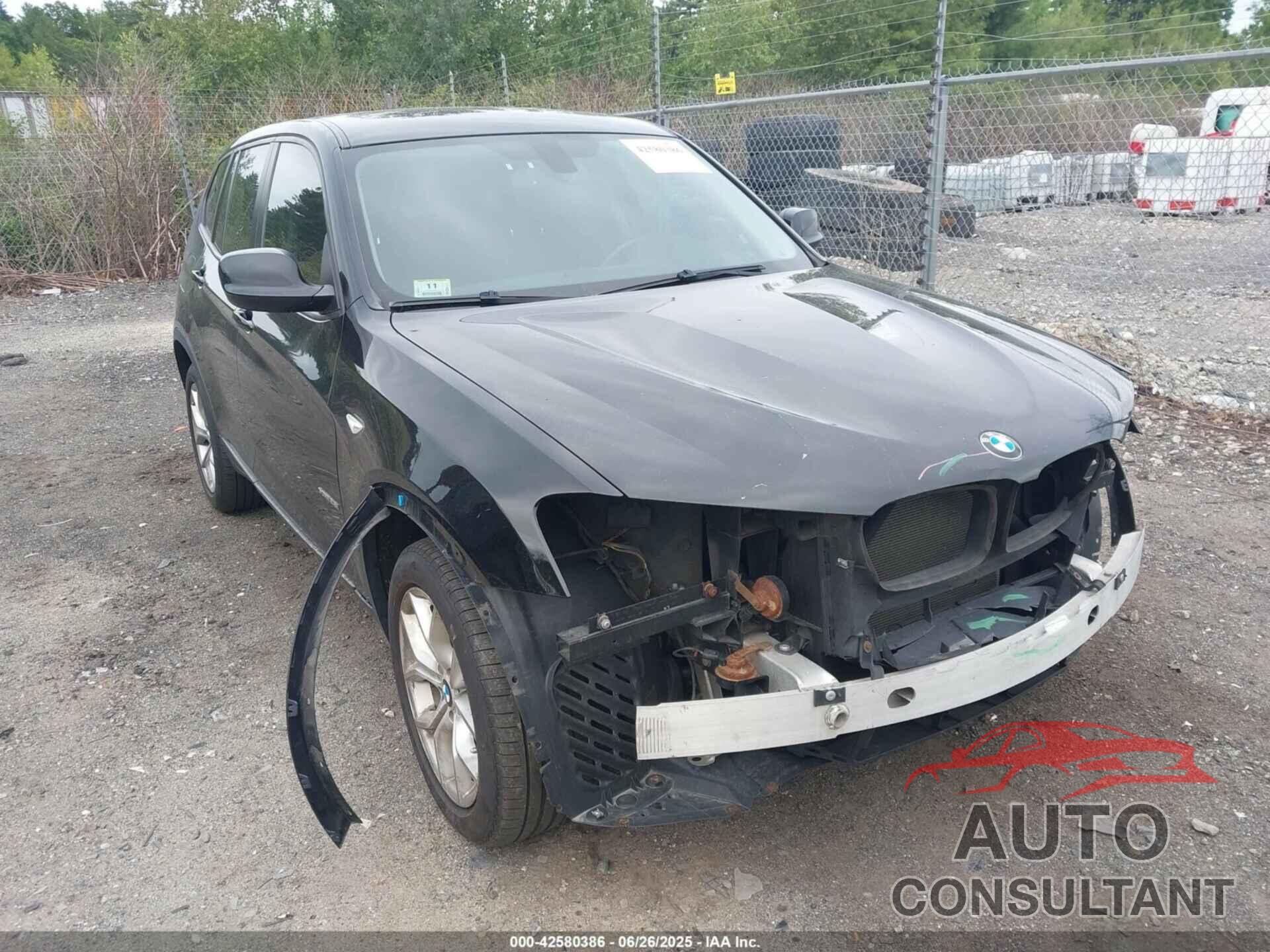 BMW X3 2013 - 5UXWX9C56D0A29883