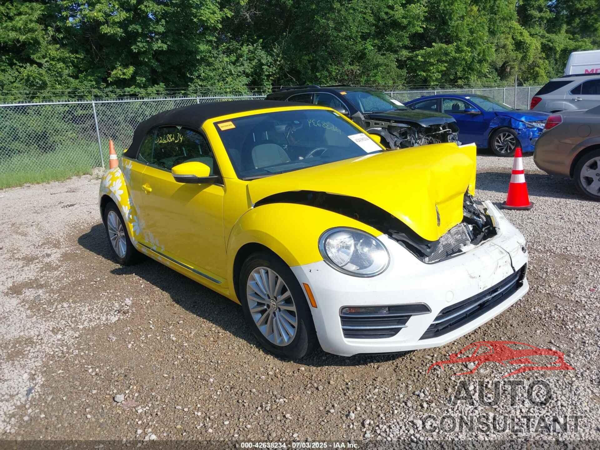 VOLKSWAGEN BEETLE 2019 - 3VW5DAAT0KM504778
