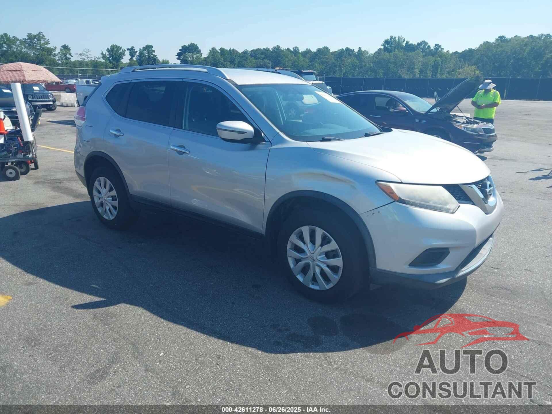 NISSAN ROGUE 2016 - KNMAT2MV5GP648240