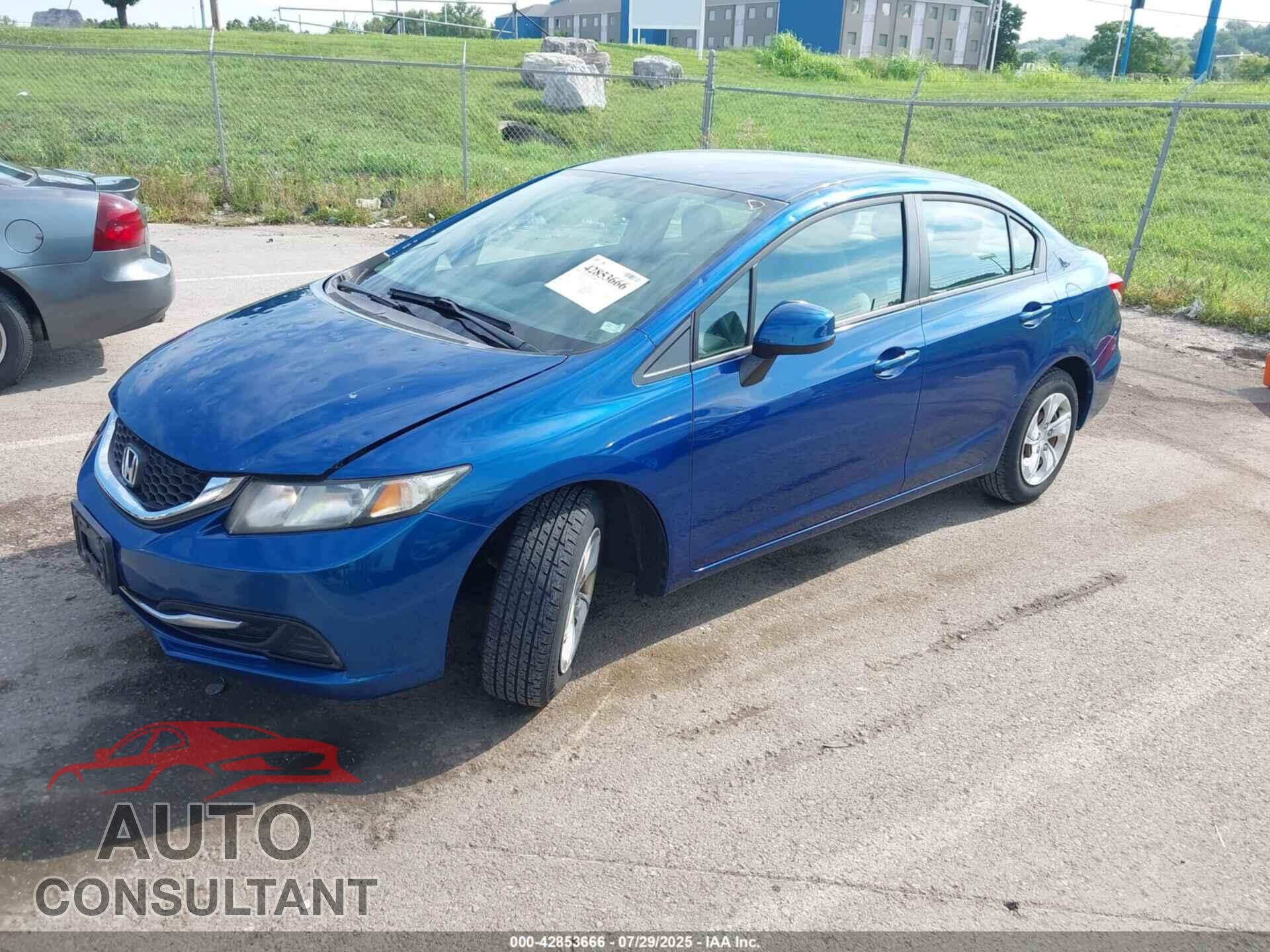 HONDA CIVIC 2013 - 19XFB2F57DE034792