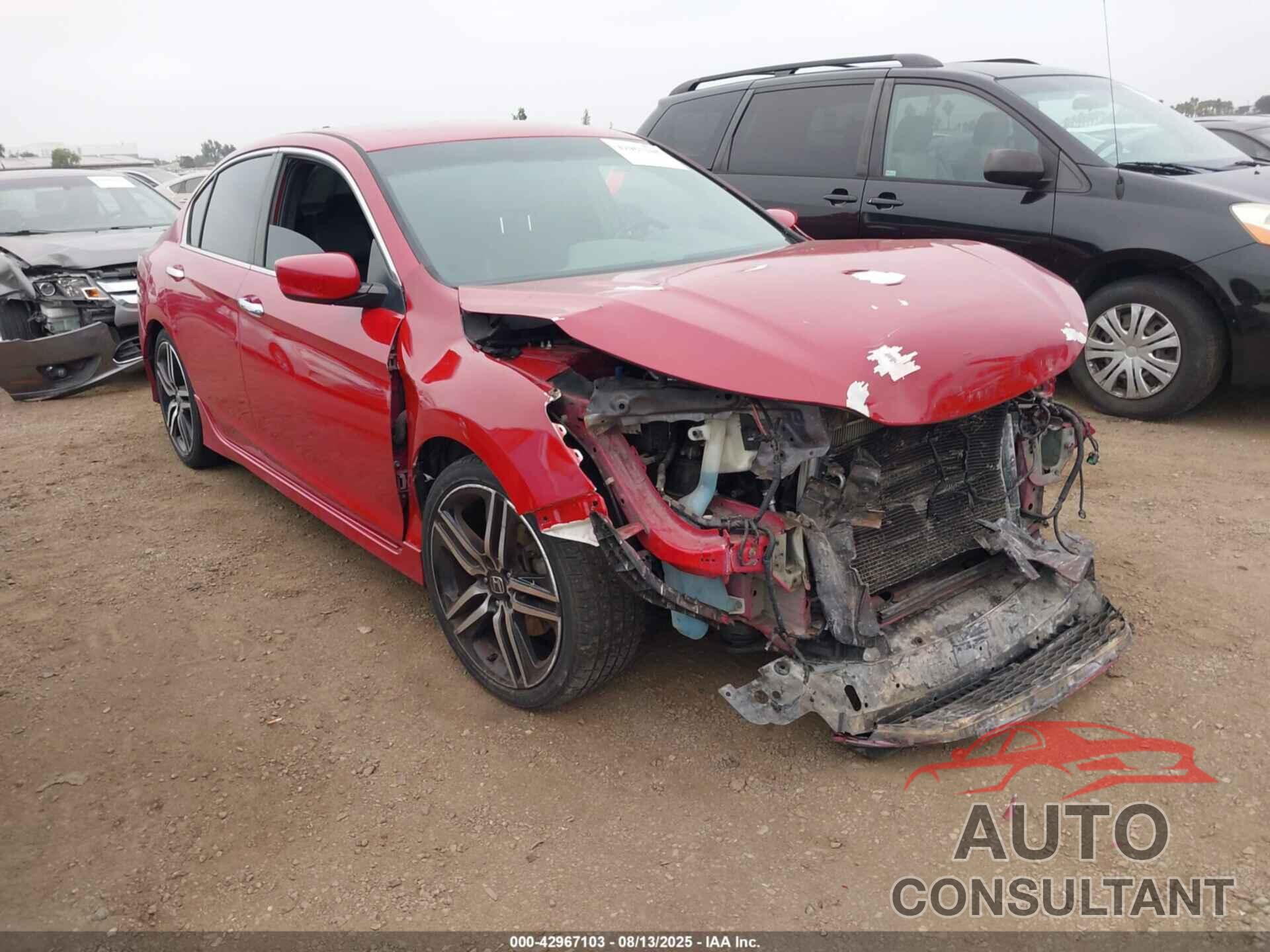 HONDA ACCORD 2016 - 1HGCR2F50GA207186