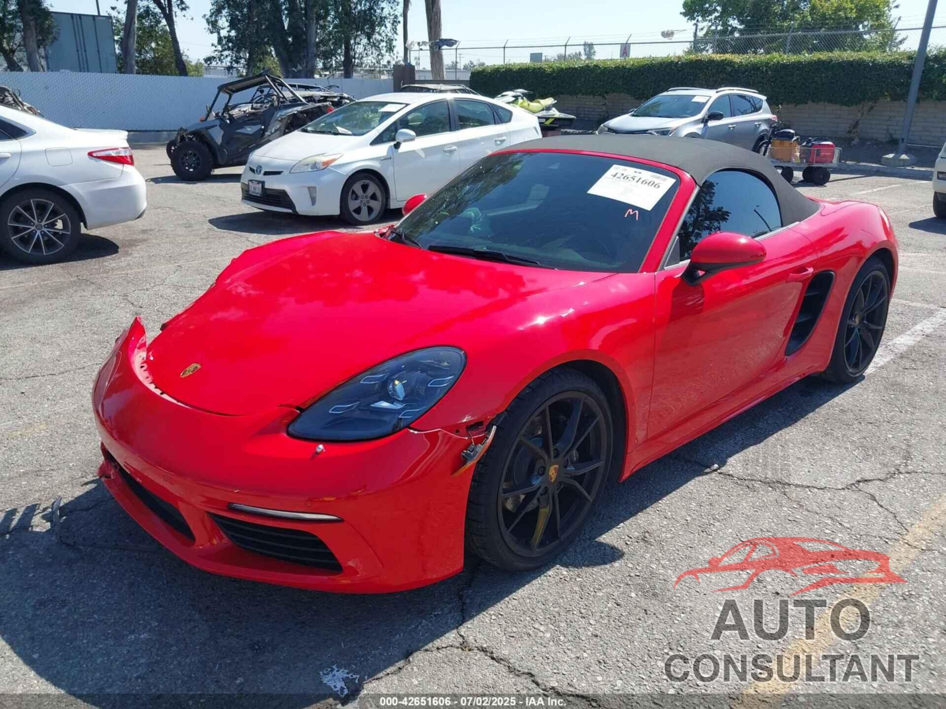 PORSCHE 718 BOXSTER 2021 - WP0CA2A8XMS210688
