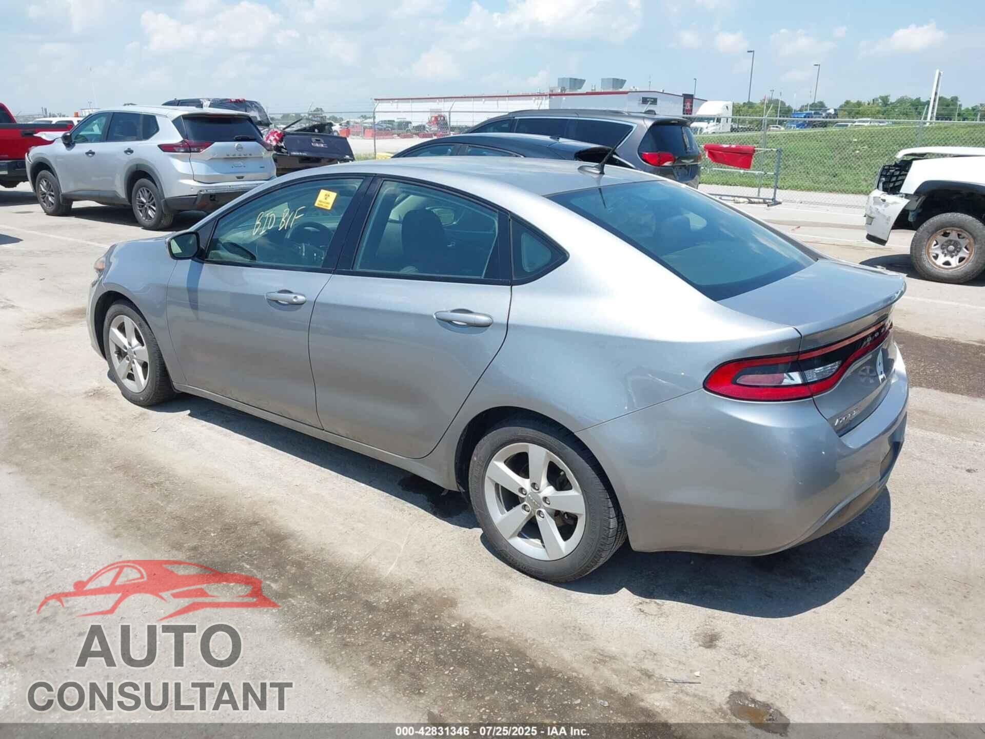 DODGE DART 2015 - 1C3CDFBB7FD373464