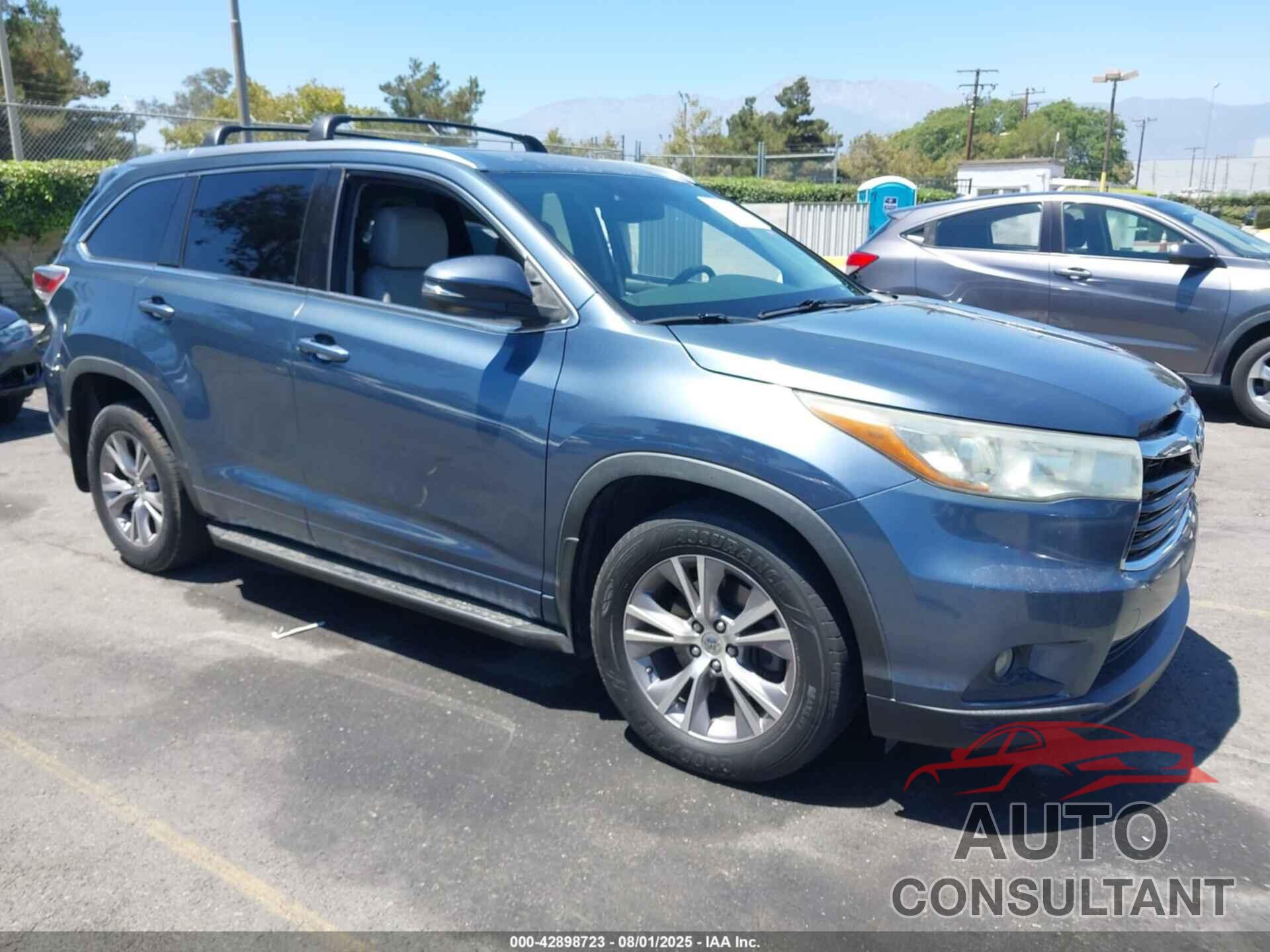 TOYOTA HIGHLANDER 2015 - 5TDKKRFH3FS054175