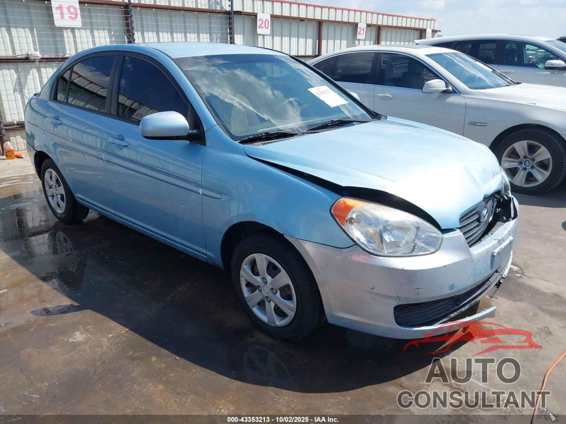 HYUNDAI ACCENT 2011 - KMHCN4AC8BU600500