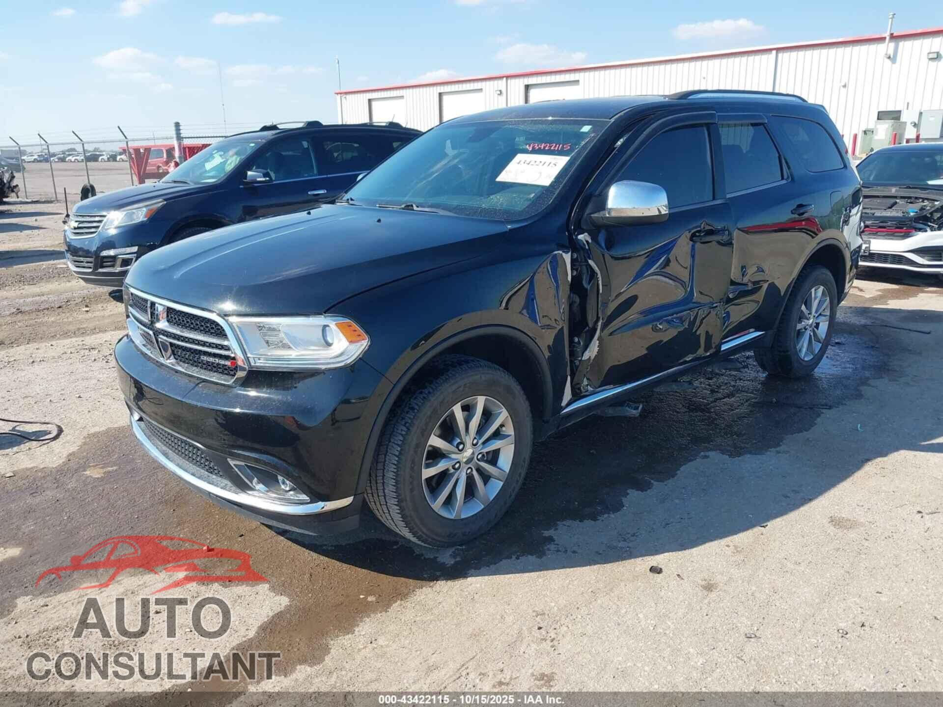 DODGE DURANGO 2017 - 1C4RDJAG9HC651148
