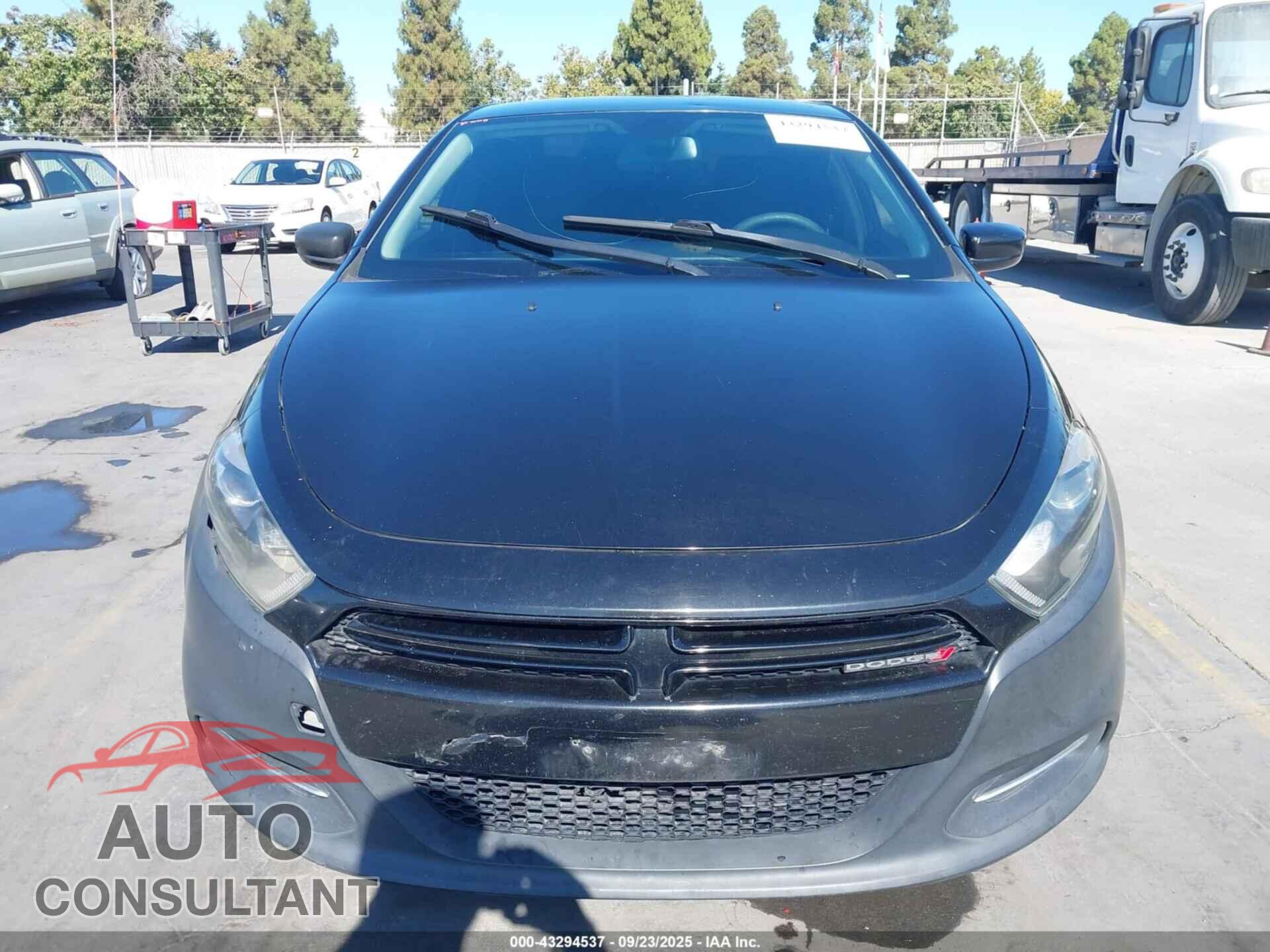 DODGE DART 2015 - 1C3CDFBB1FD227206