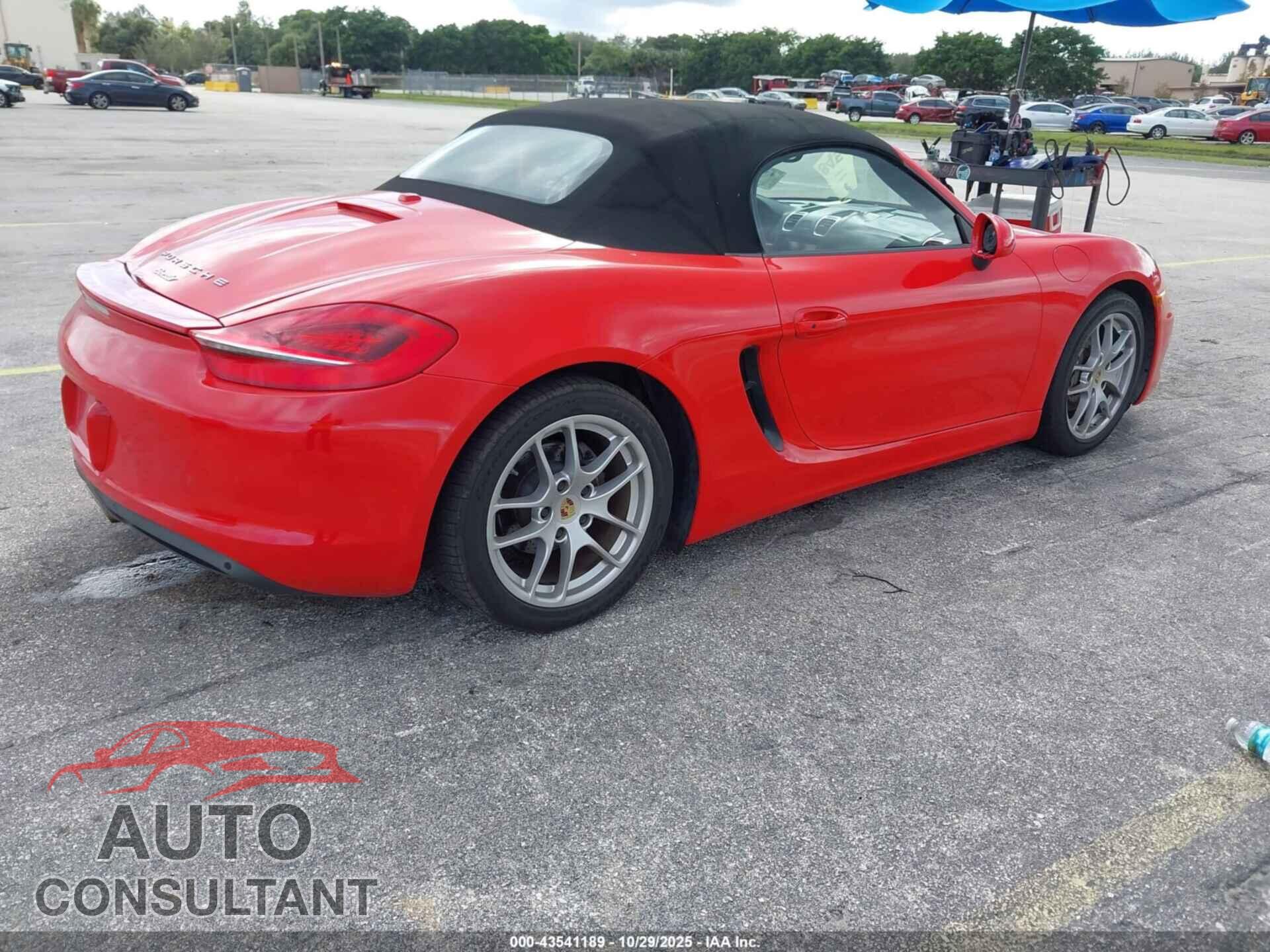 PORSCHE BOXSTER 2015 - WP0CA2A84FS120410