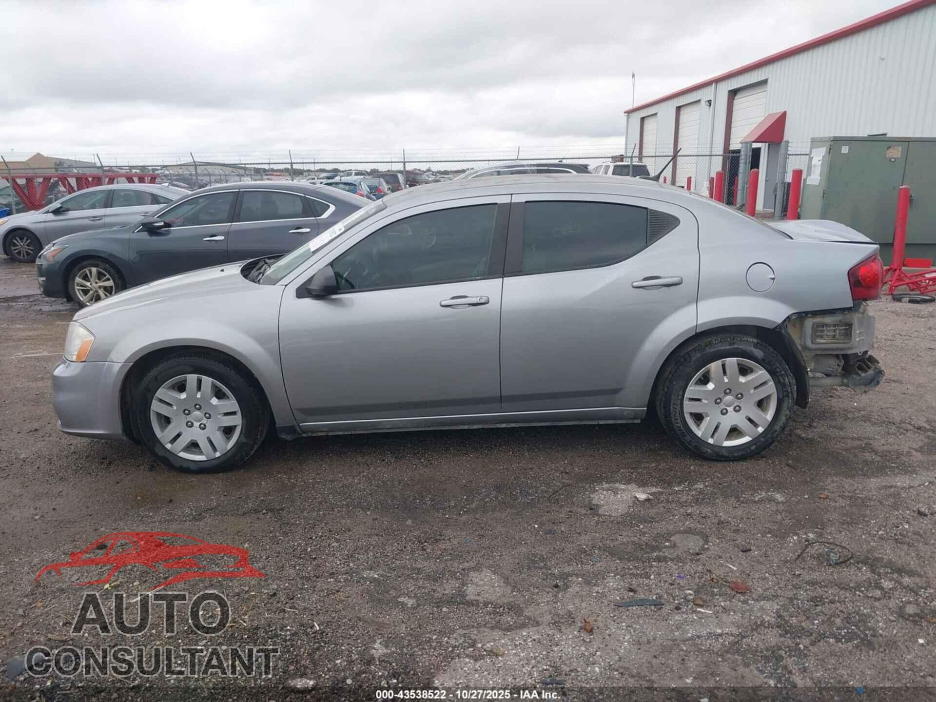 DODGE AVENGER 2013 - 1C3CDZAG4DN766764