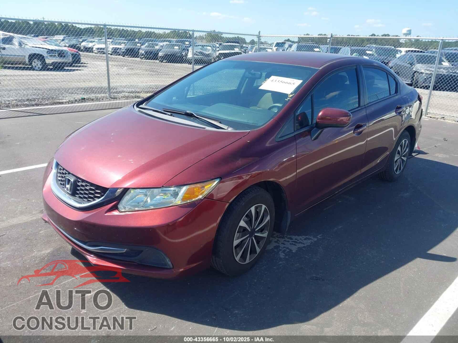 HONDA CIVIC 2014 - 19XFB2F5XEE249813