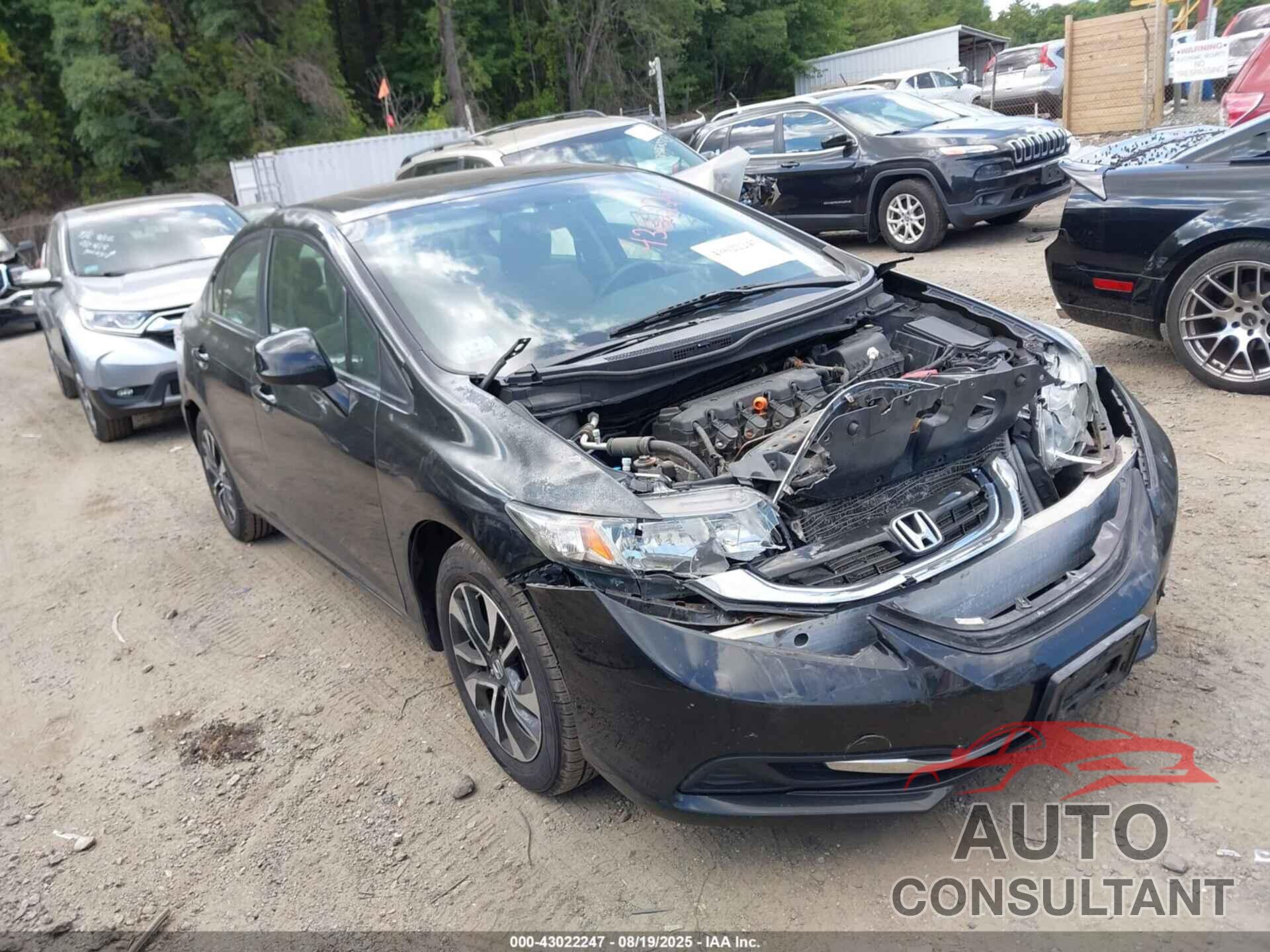 HONDA CIVIC 2013 - 2HGFB2F87DH536914