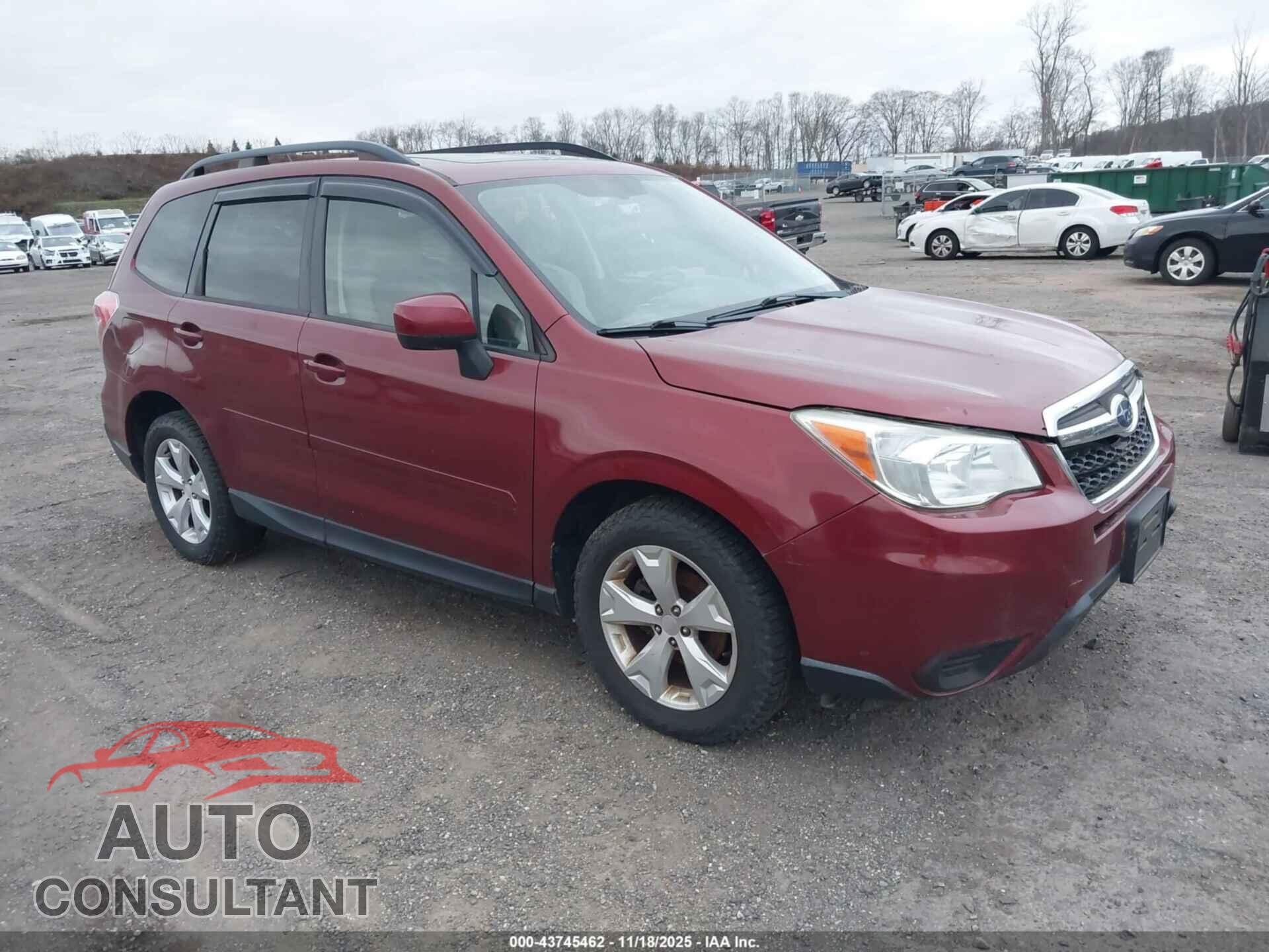 SUBARU FORESTER 2015 - JF2SJADC2FH421911