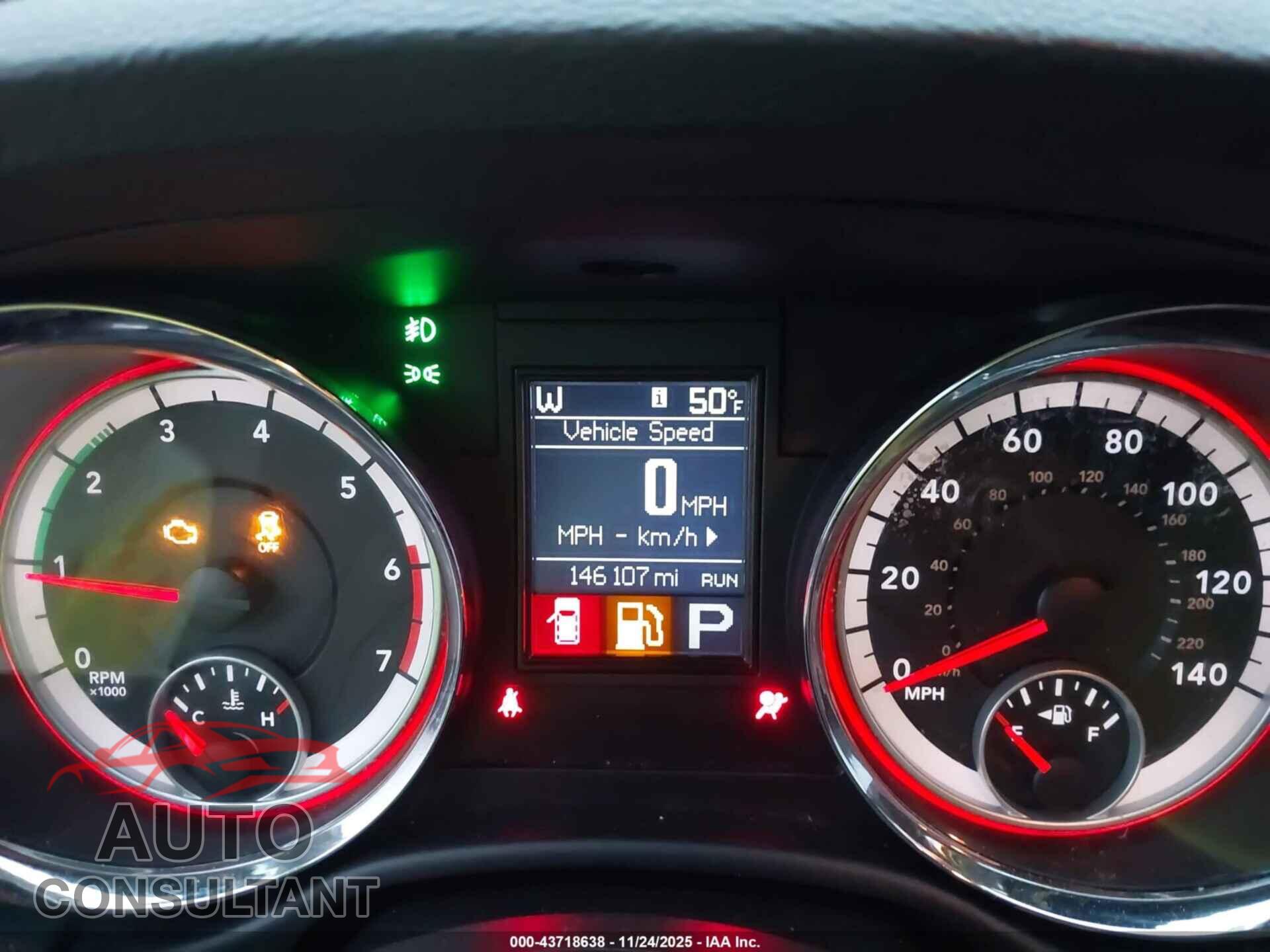 DODGE DURANGO 2012 - 1C4SDHET4CC252125