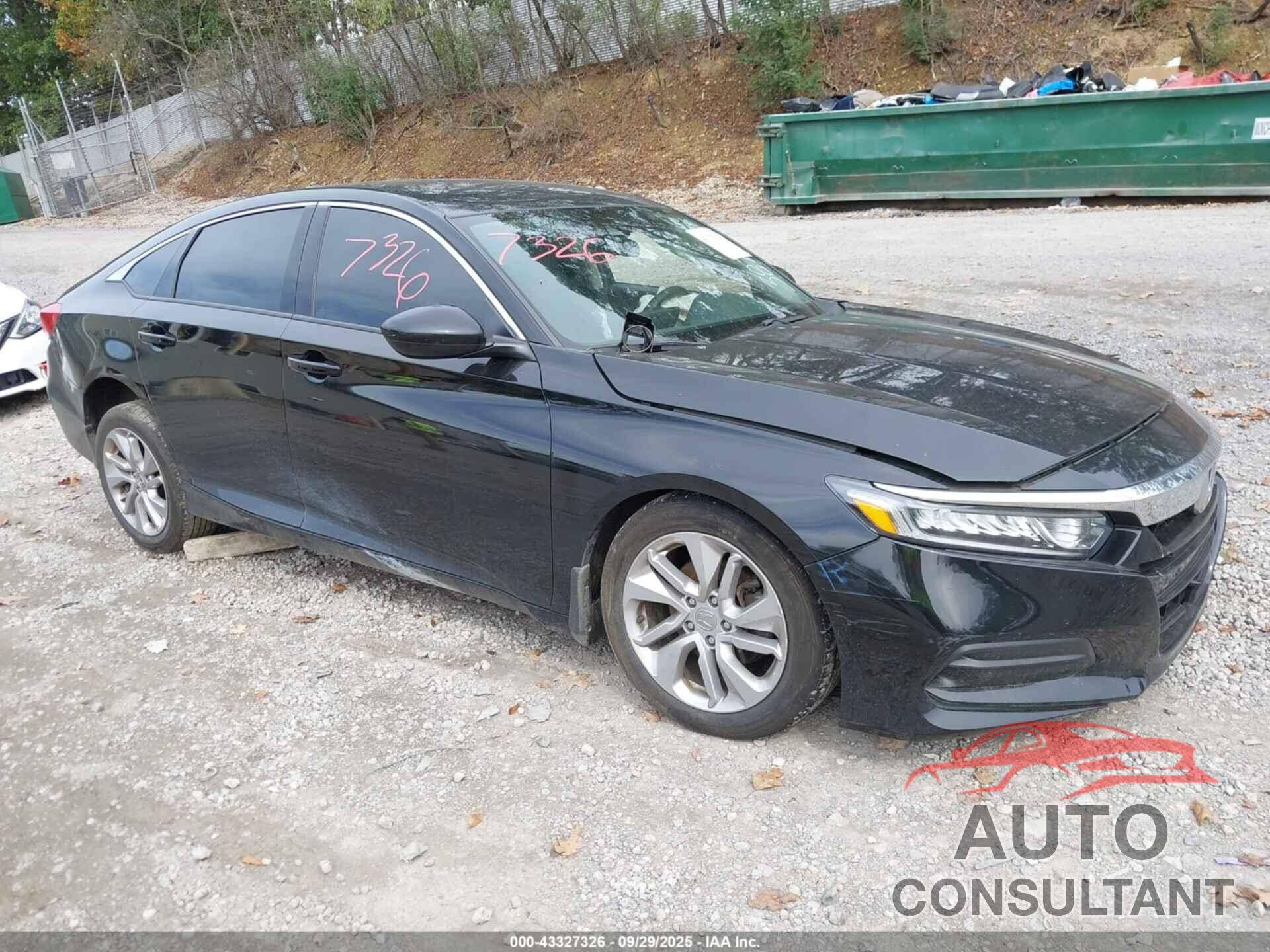 HONDA ACCORD 2019 - 1HGCV1F10KA163878
