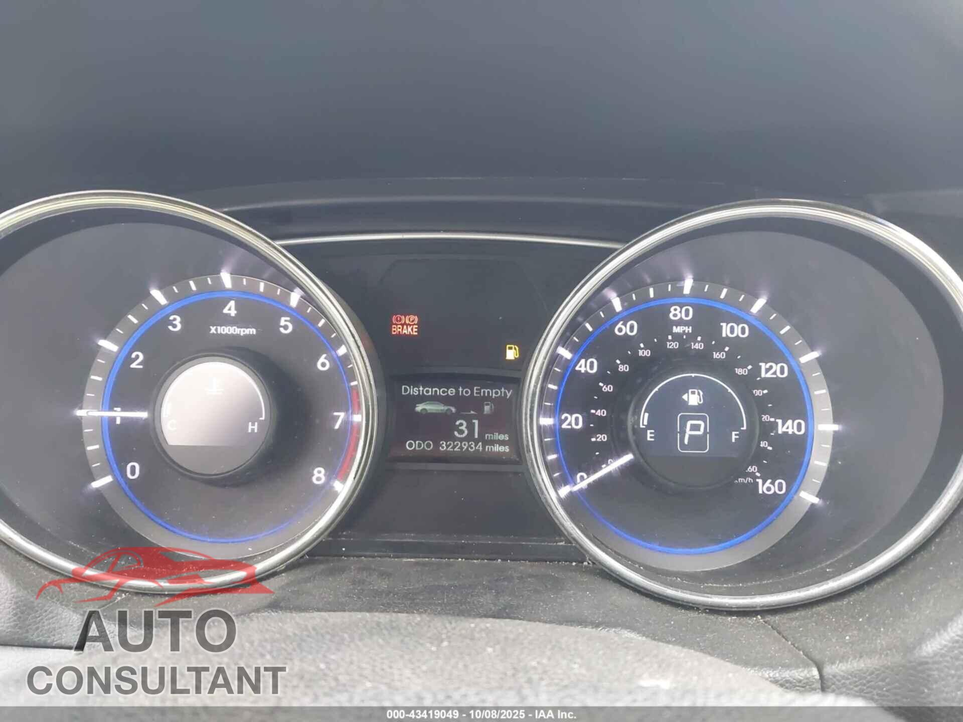 HYUNDAI SONATA 2011 - 5NPEC4AC0BH071217