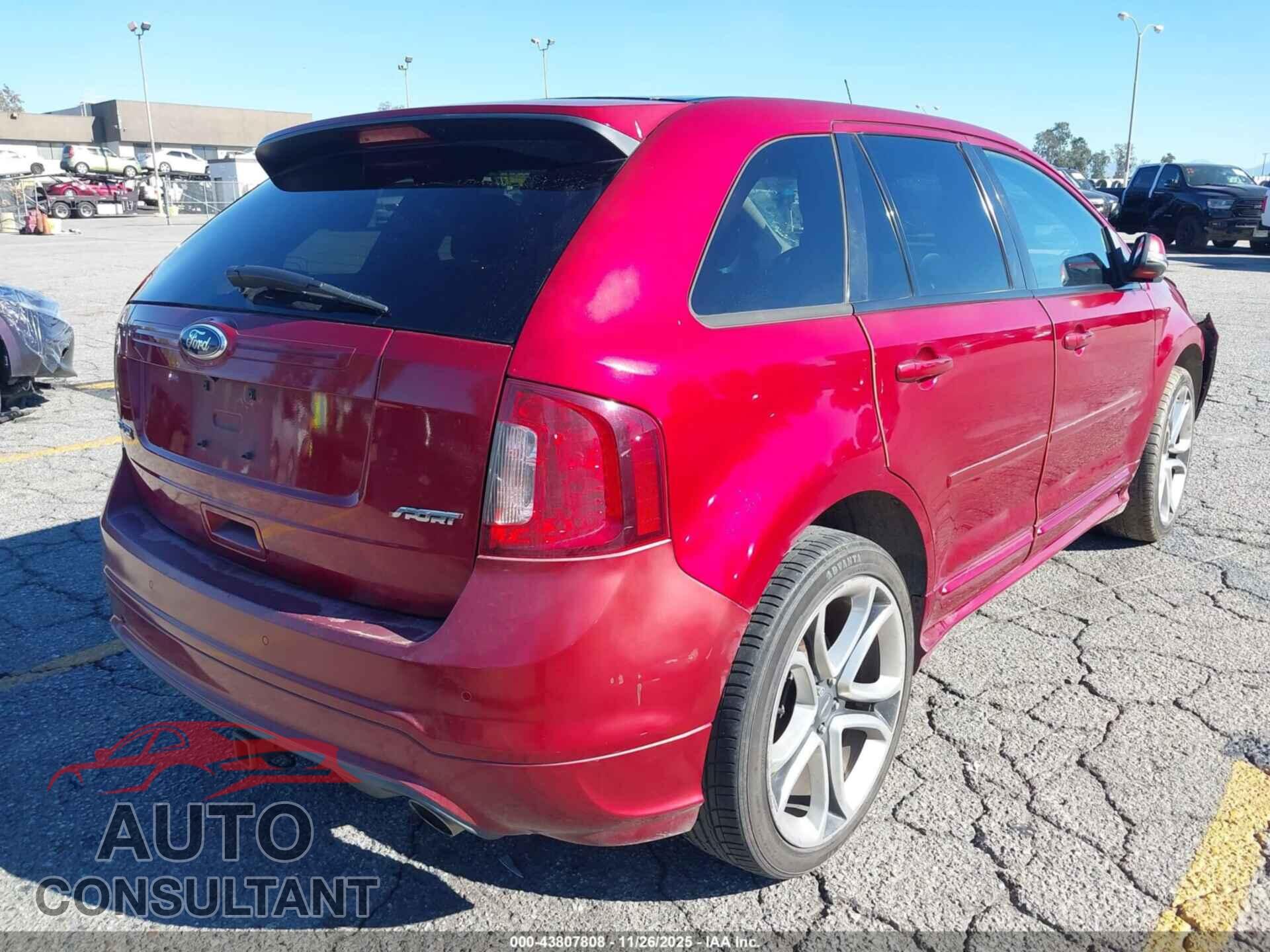 FORD EDGE 2013 - 2FMDK3AK4DBA95627