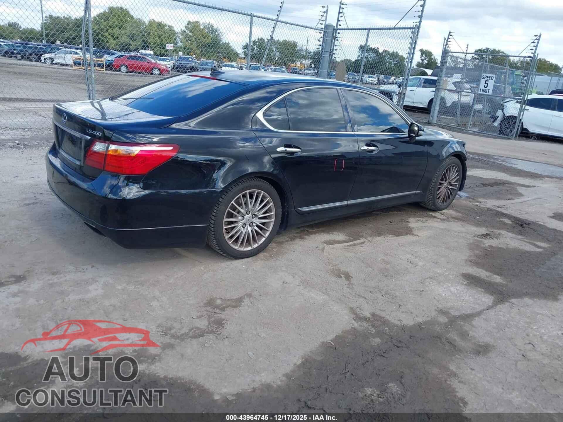 LEXUS LS 460 2012 - JTHBL5EF0C5111227