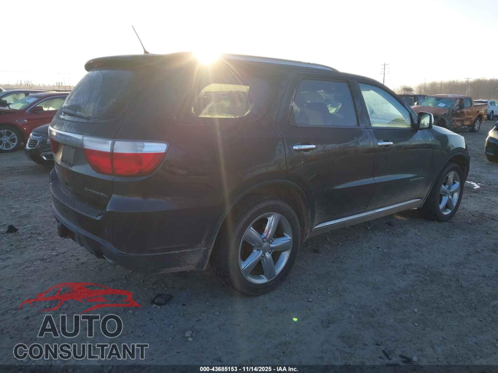 DODGE DURANGO 2012 - 1C4RDJEG6CC322345