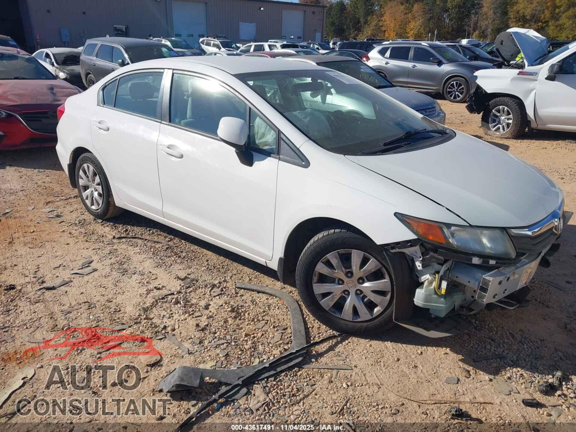 HONDA CIVIC 2012 - 2HGFB2F51CH598569