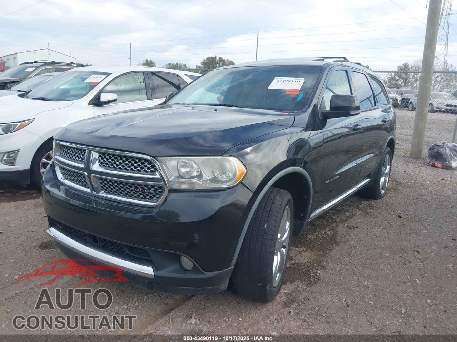 DODGE DURANGO 2012 - 1C4RDJEGXCC182834