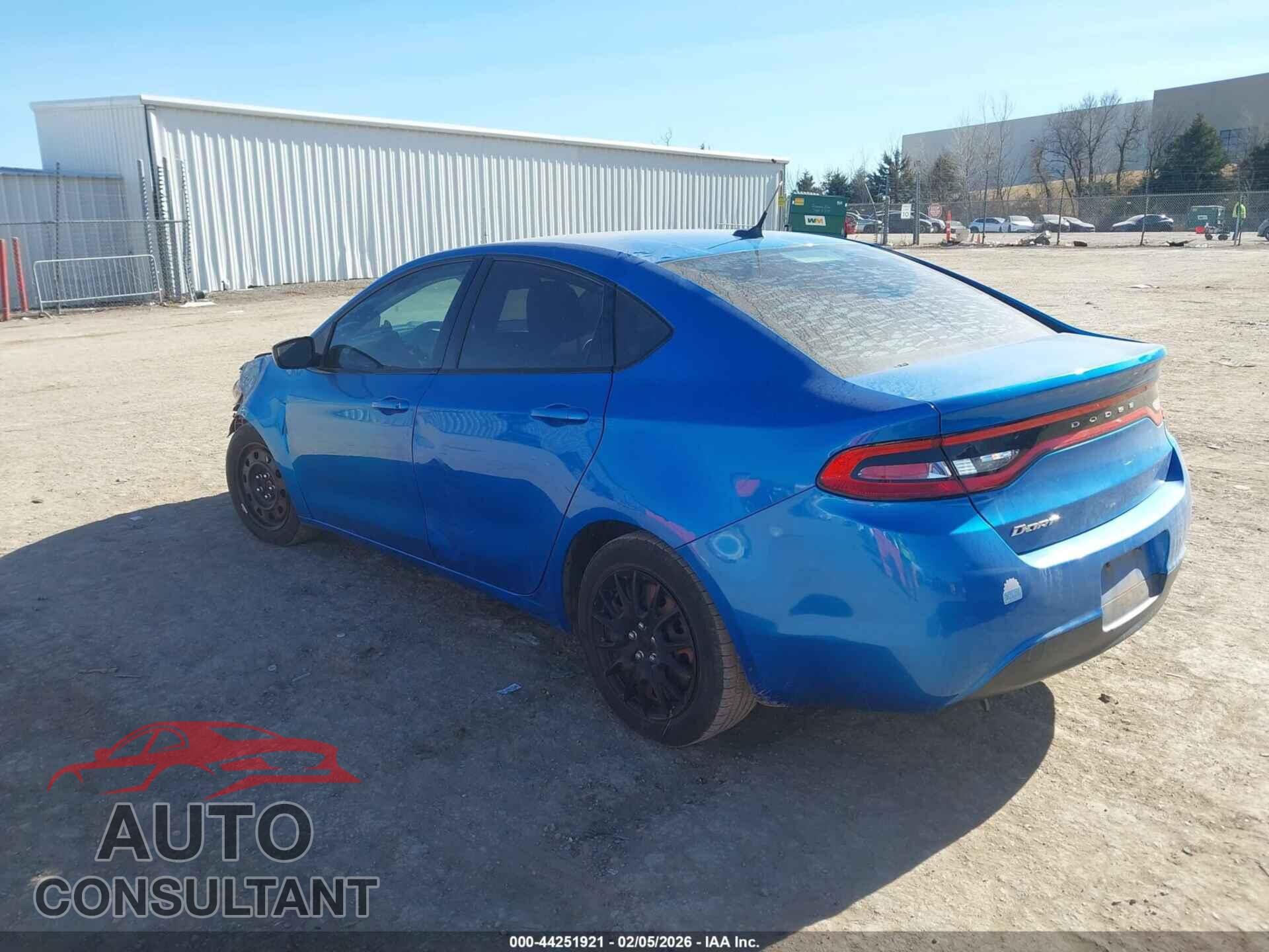 DODGE DART 2015 - 1C3CDFAA2FD405357