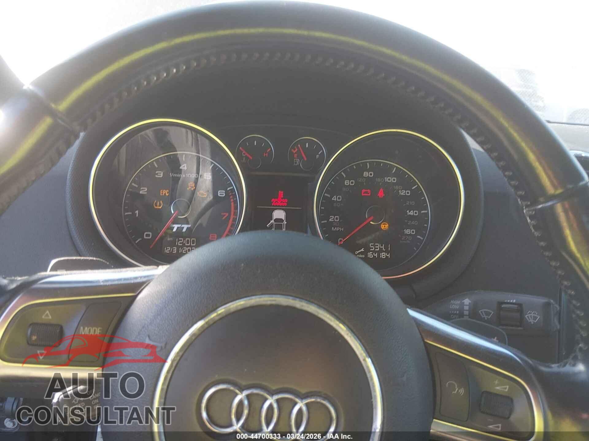 AUDI TT 2012 - TRUBFAFK6C1008517