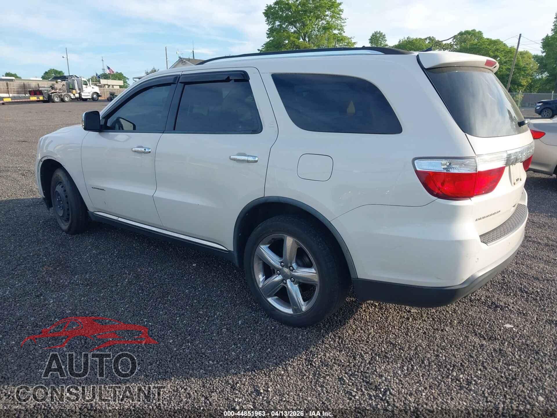 DODGE DURANGO 2012 - 1C4RDHEG3CC126727