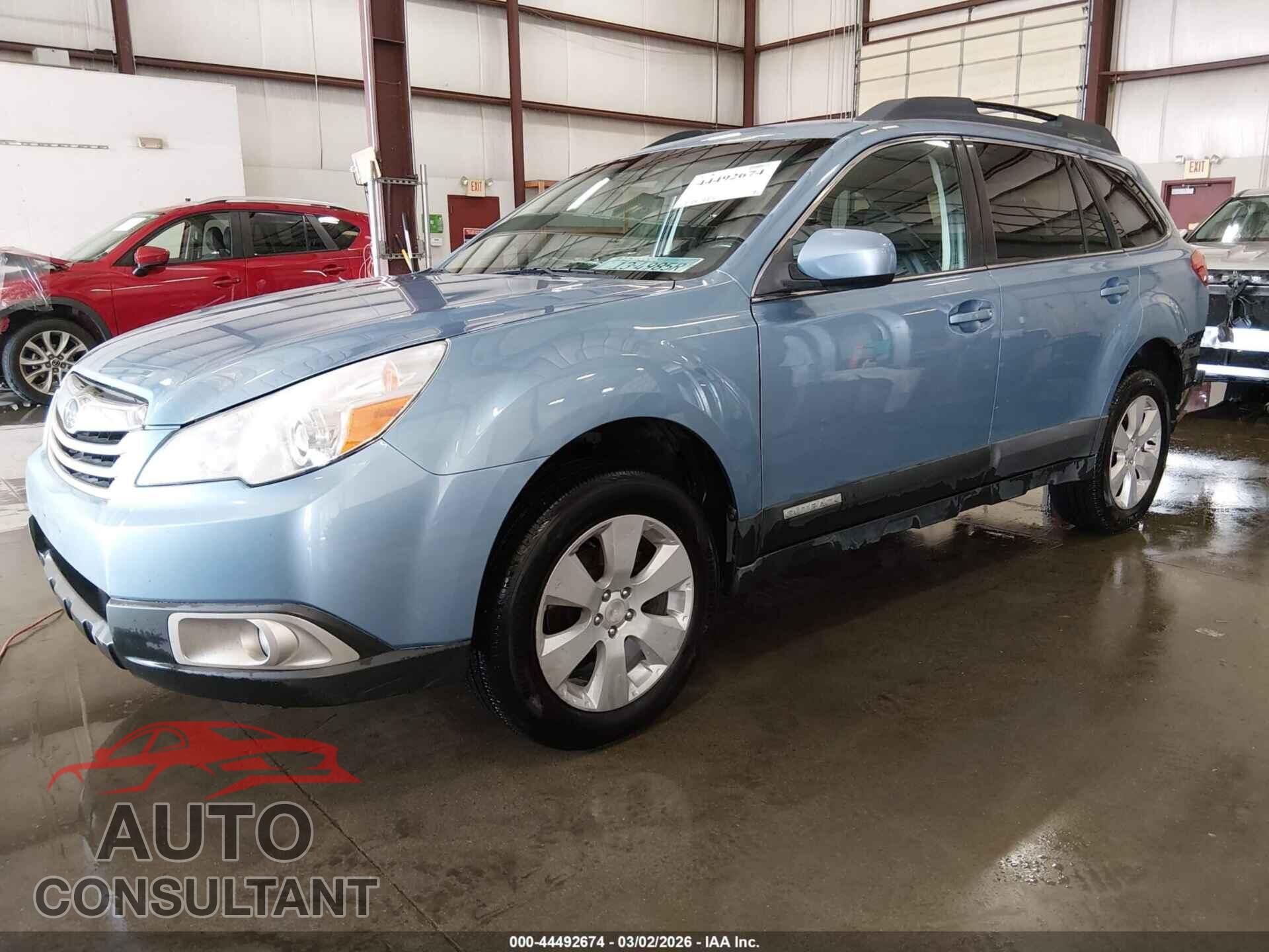 SUBARU OUTBACK 2011 - 4S4BRBBC8B3370482