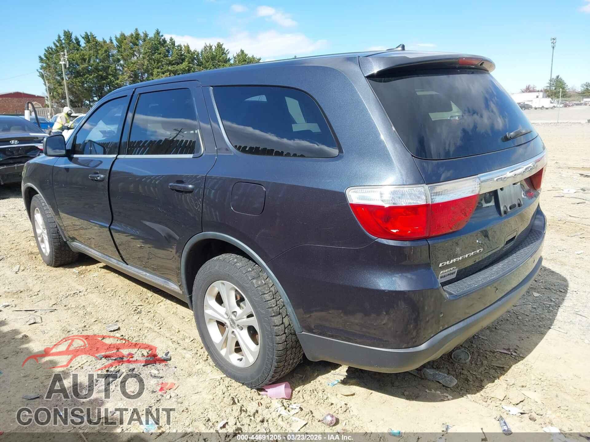 DODGE DURANGO 2013 - 1C4RDJAG3DC662284