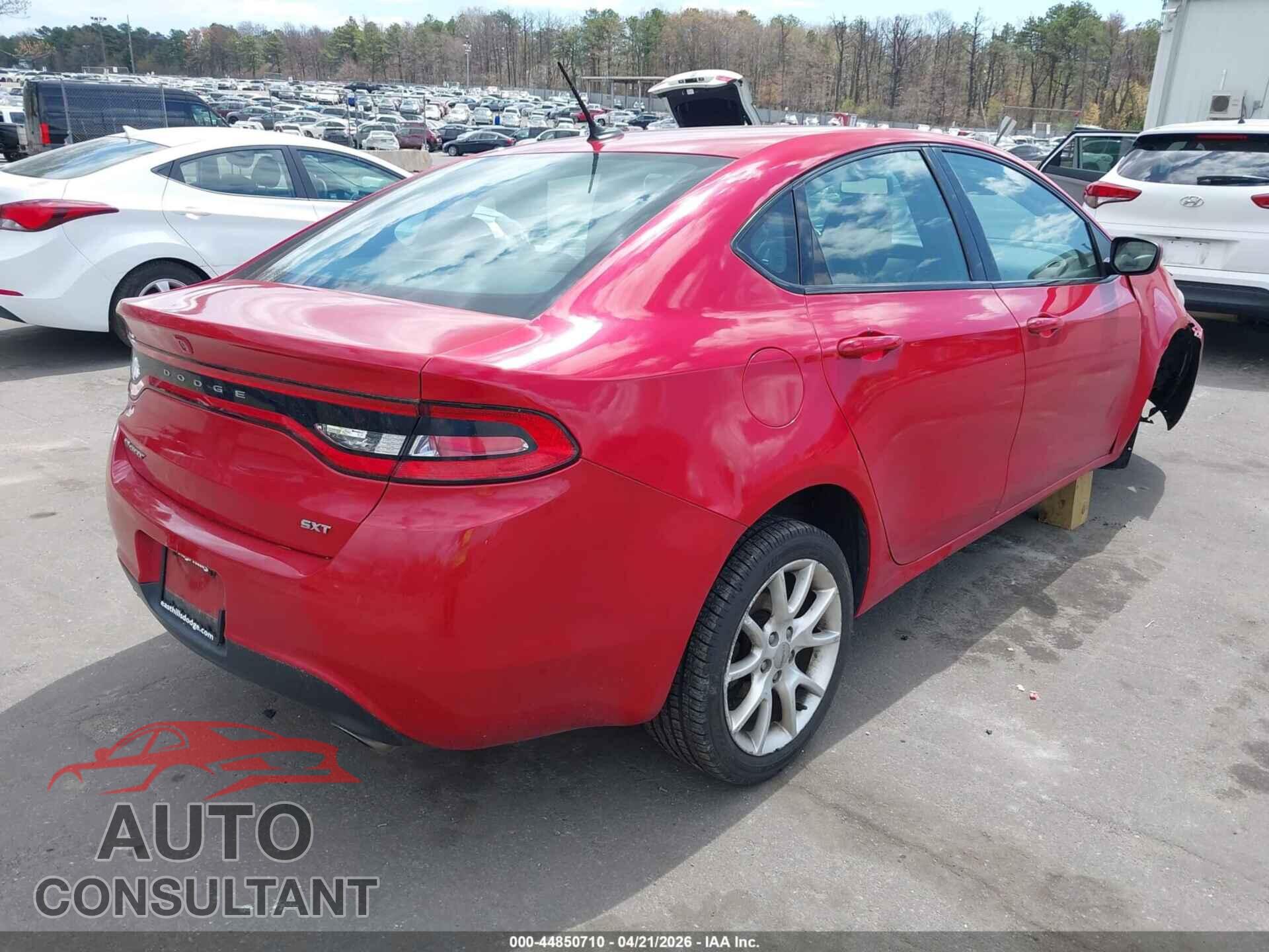 DODGE DART 2013 - 1C3CDFBA4DD294628