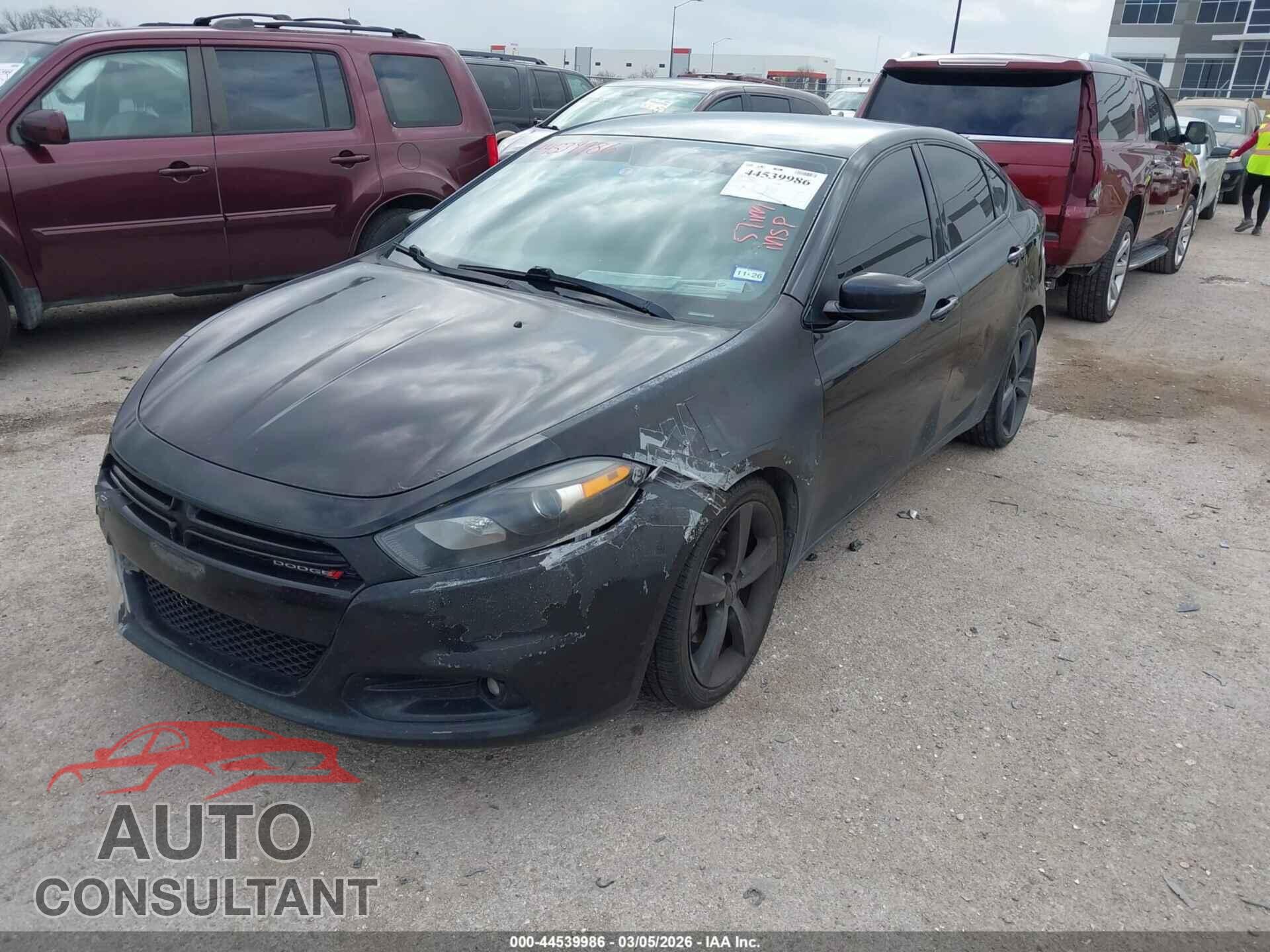 DODGE DART 2015 - 1C3CDFBB0FD187524