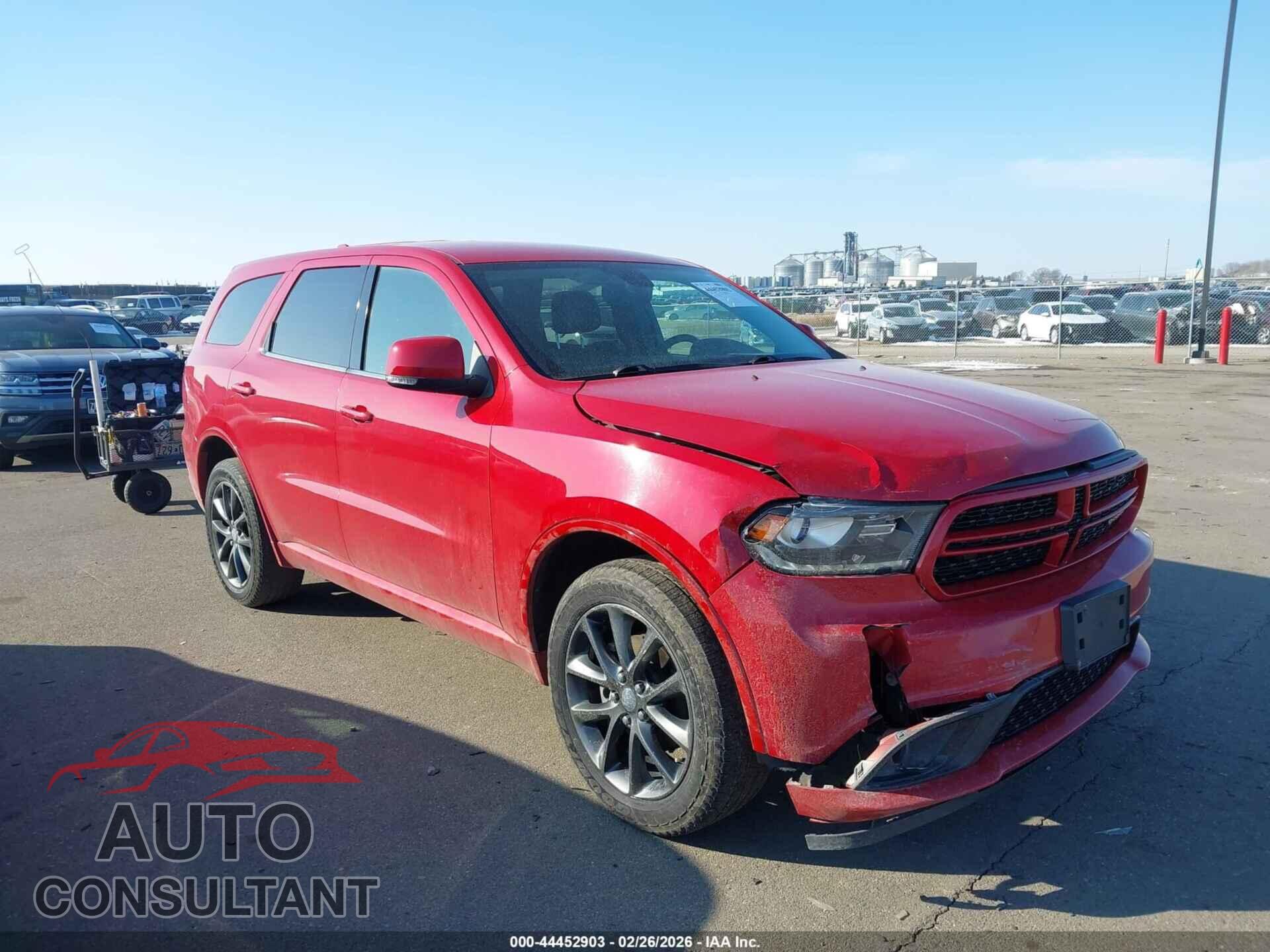 DODGE DURANGO 2018 - 1C4RDJDG3JC329560