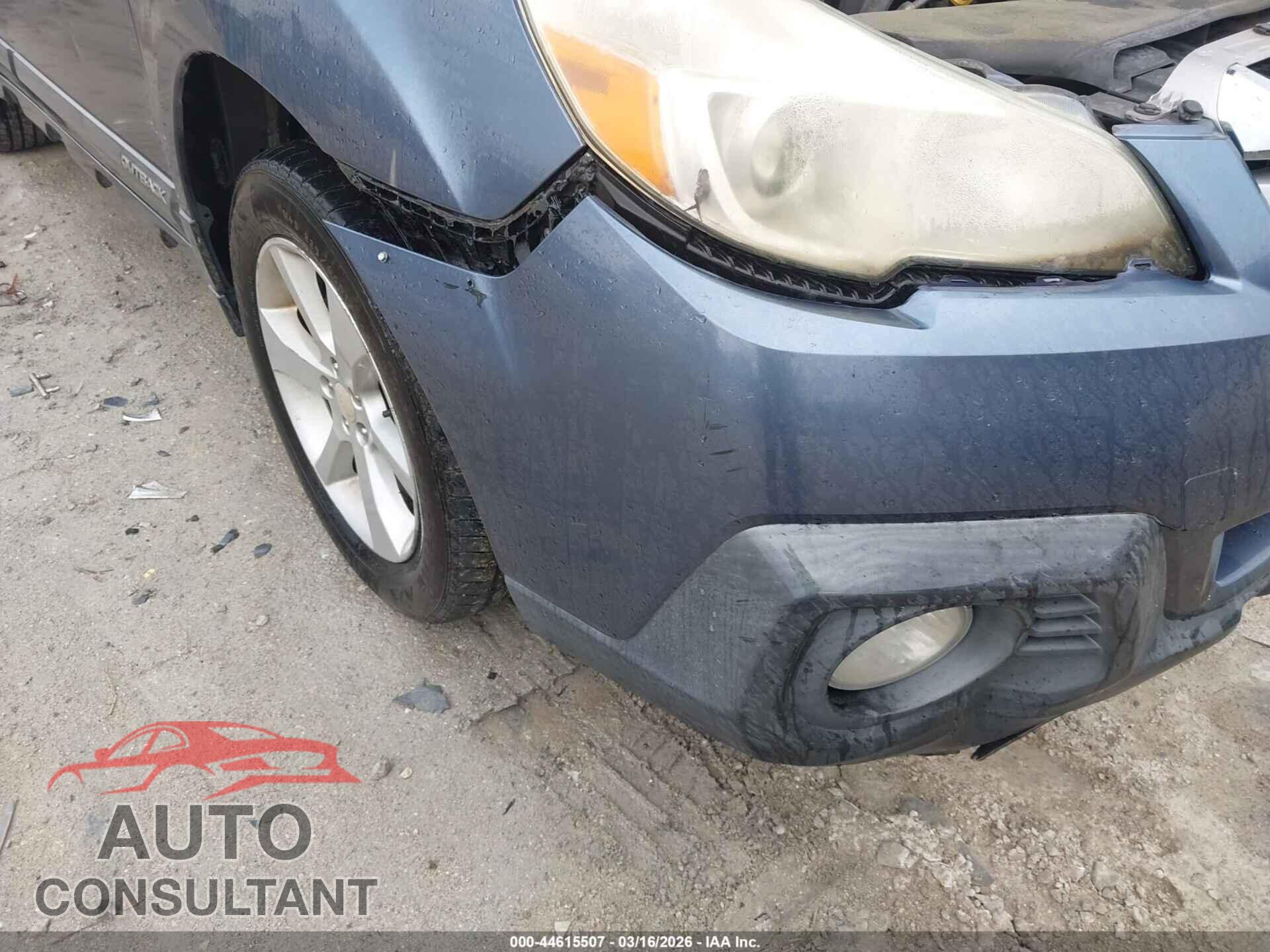 SUBARU OUTBACK 2013 - 4S4BRBCC5D3267635