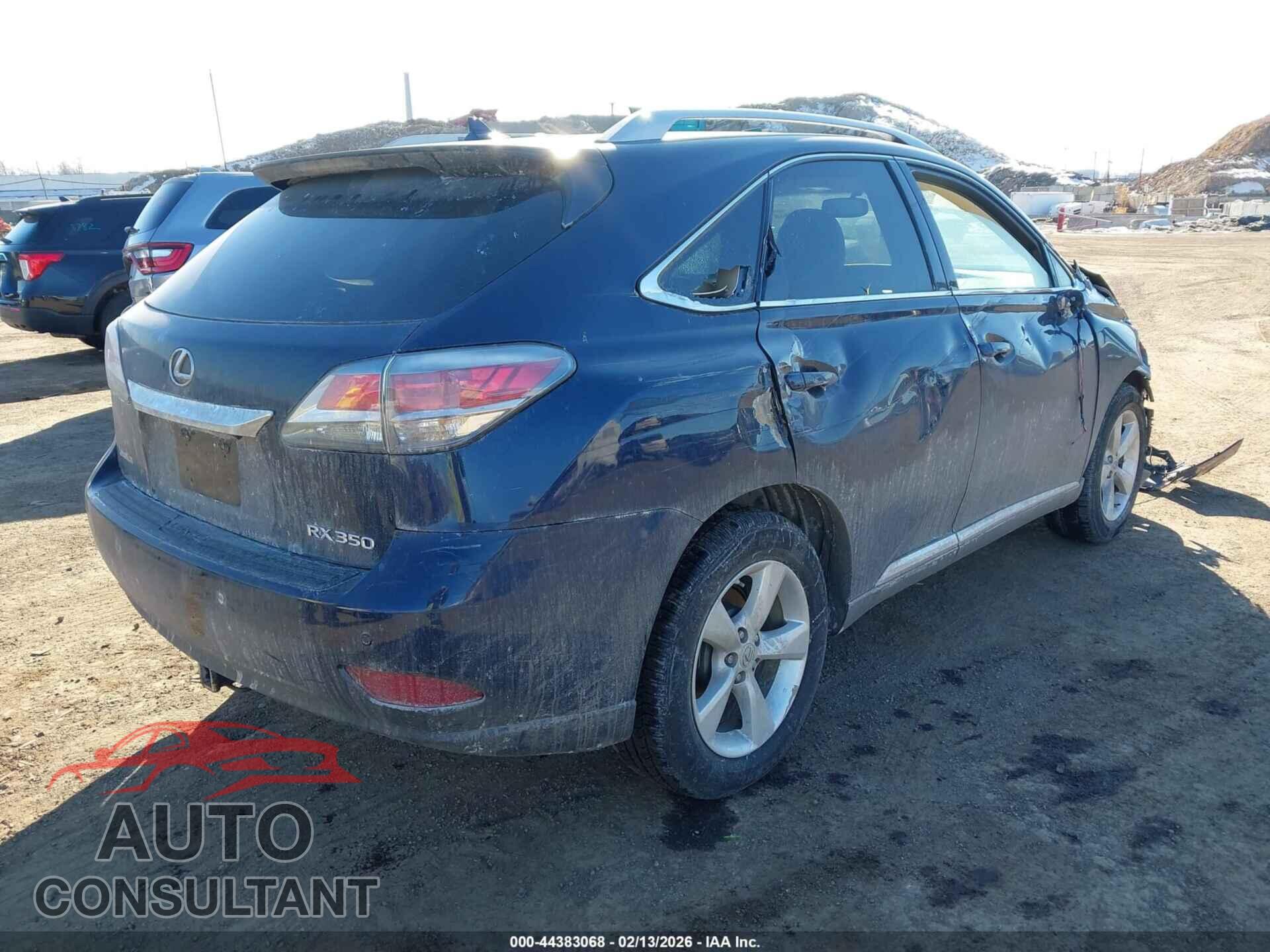LEXUS RX 350 2013 - 2T2BK1BA5DC155309
