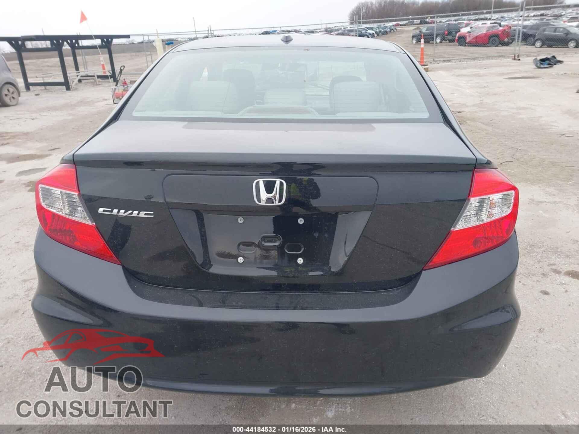 HONDA CIVIC 2012 - 19XFB2F99CE076785