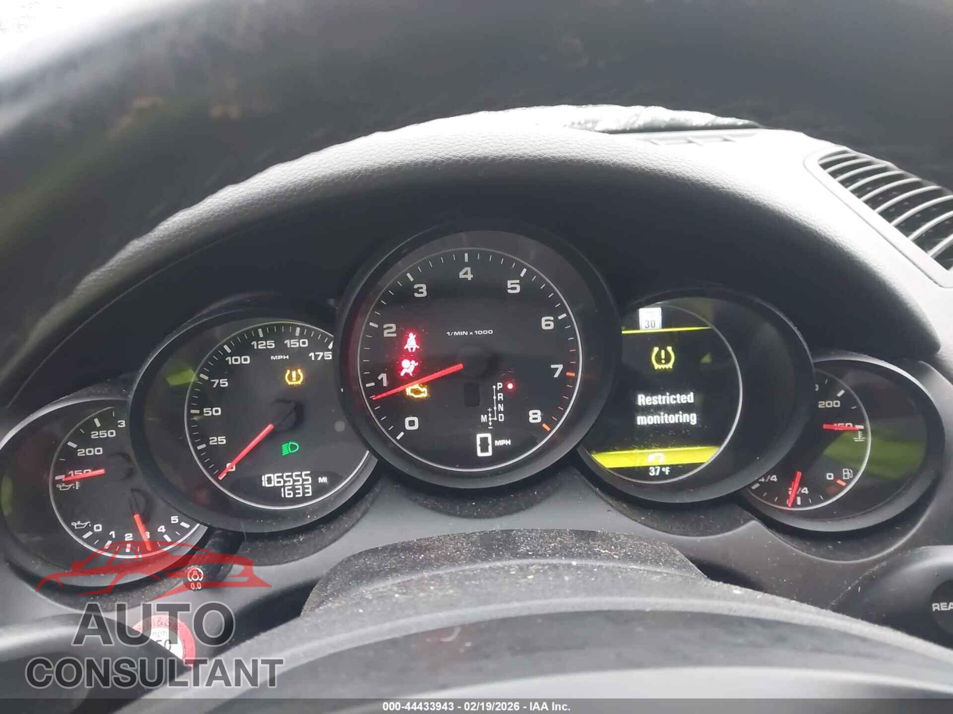 PORSCHE CAYENNE 2012 - WP1AA2A24CLA00906