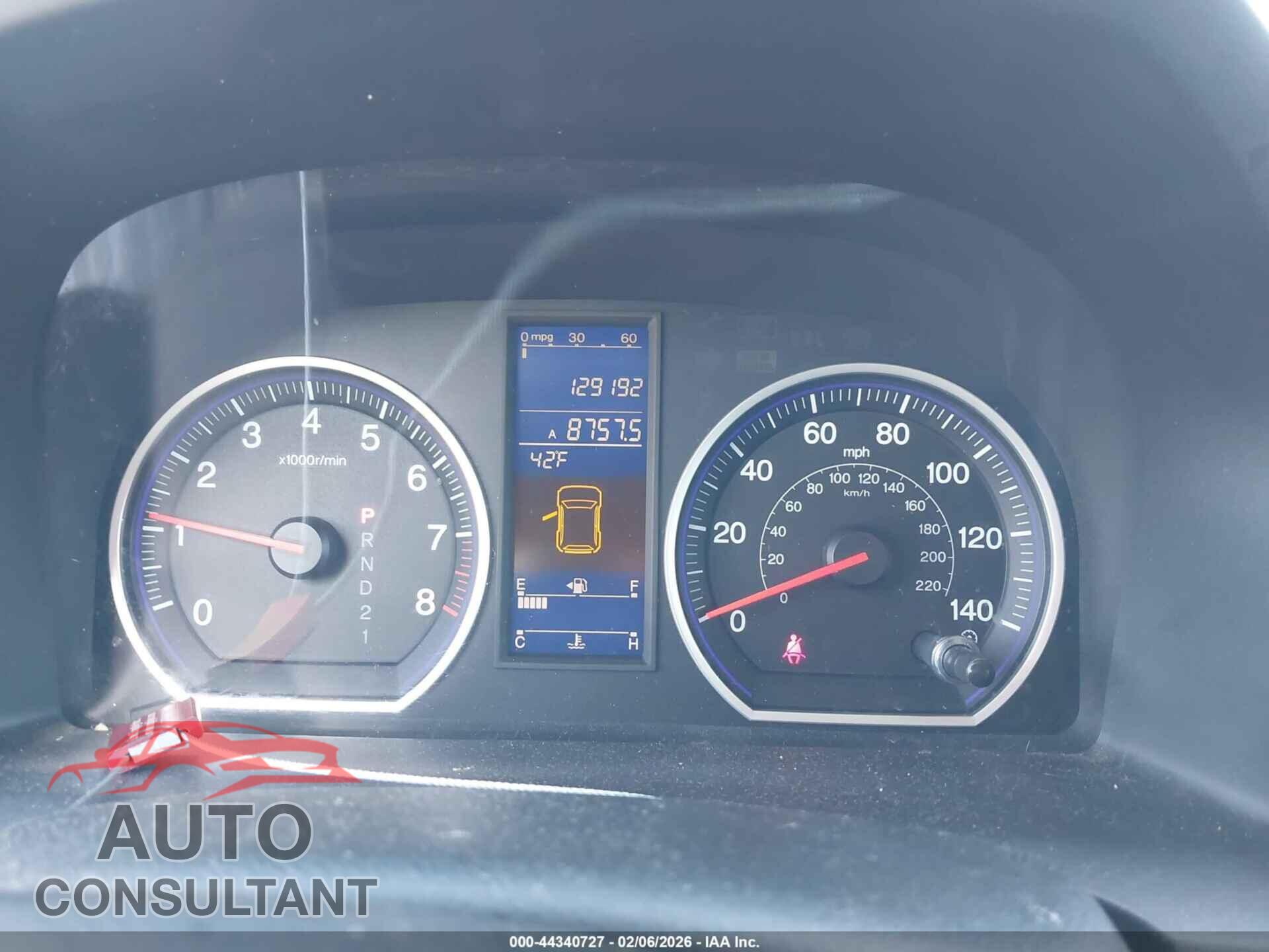 HONDA CR-V 2011 - 5J6RE3H78BL044299