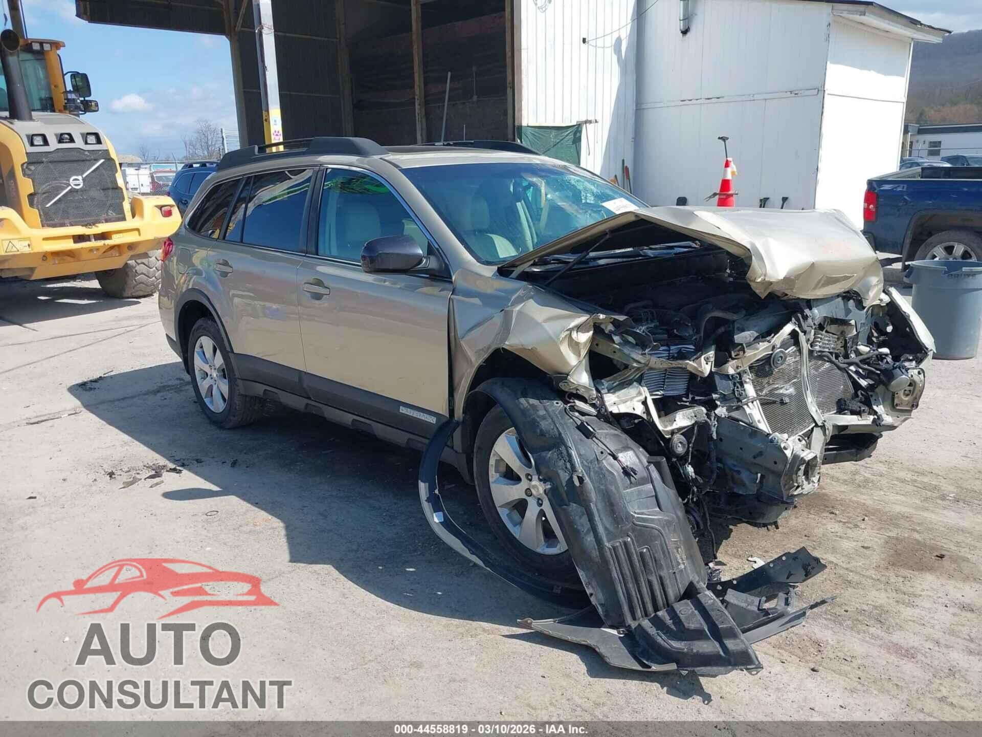 SUBARU OUTBACK 2010 - 4S4BRBKC8A3358850