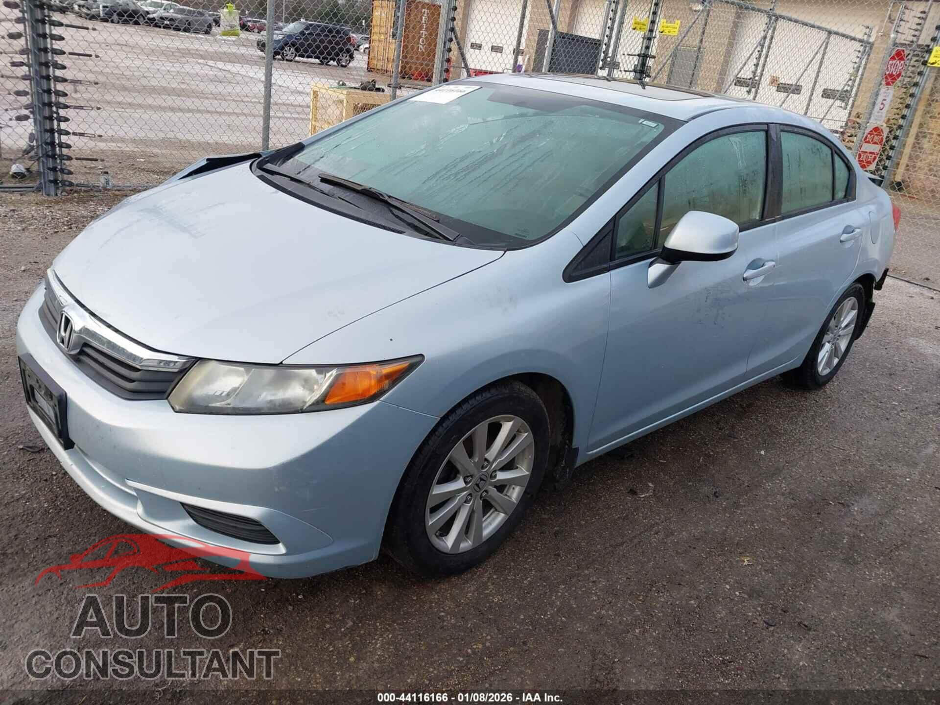 HONDA CIVIC 2012 - 19XFB2F84CE016923