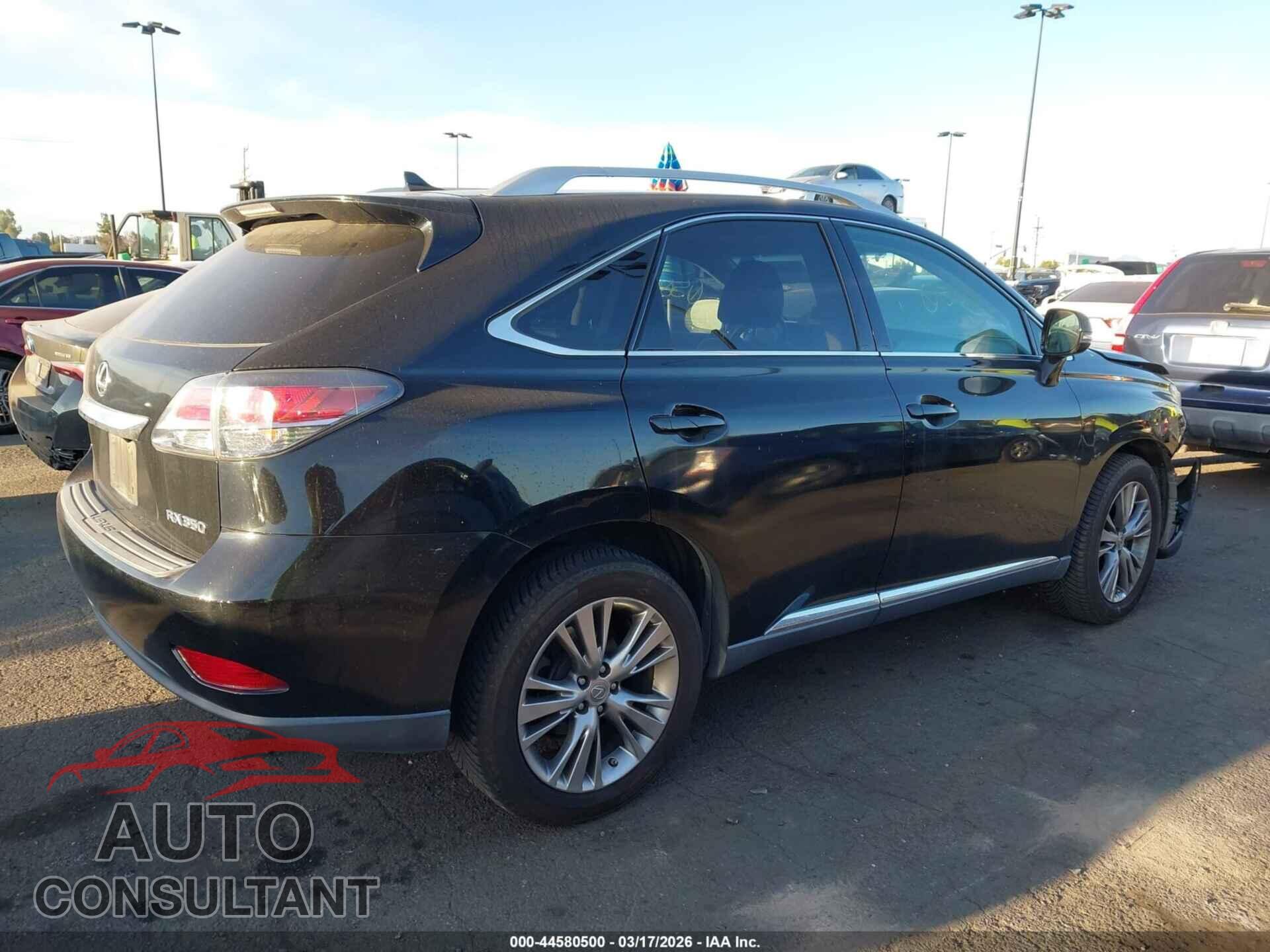 LEXUS RX 350 2013 - 2T2ZK1BA5DC088595