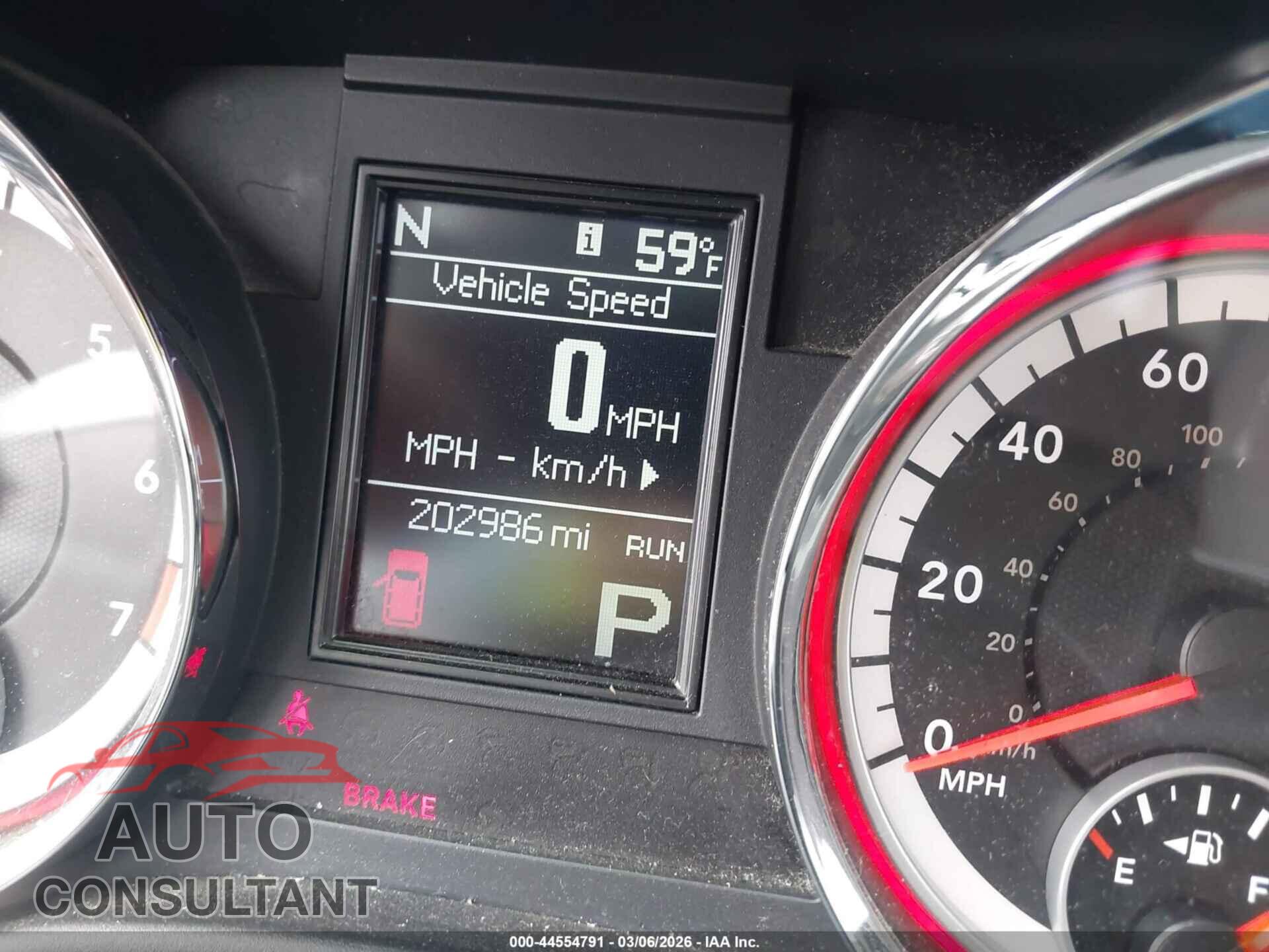 DODGE DURANGO 2013 - 1C4RDJAG8DC658165
