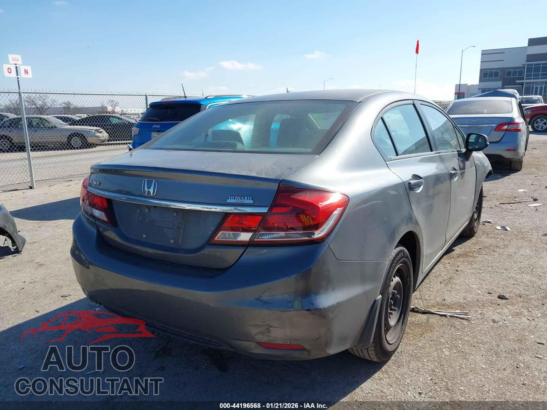 HONDA CIVIC 2013 - 19XFB2F59DE059757