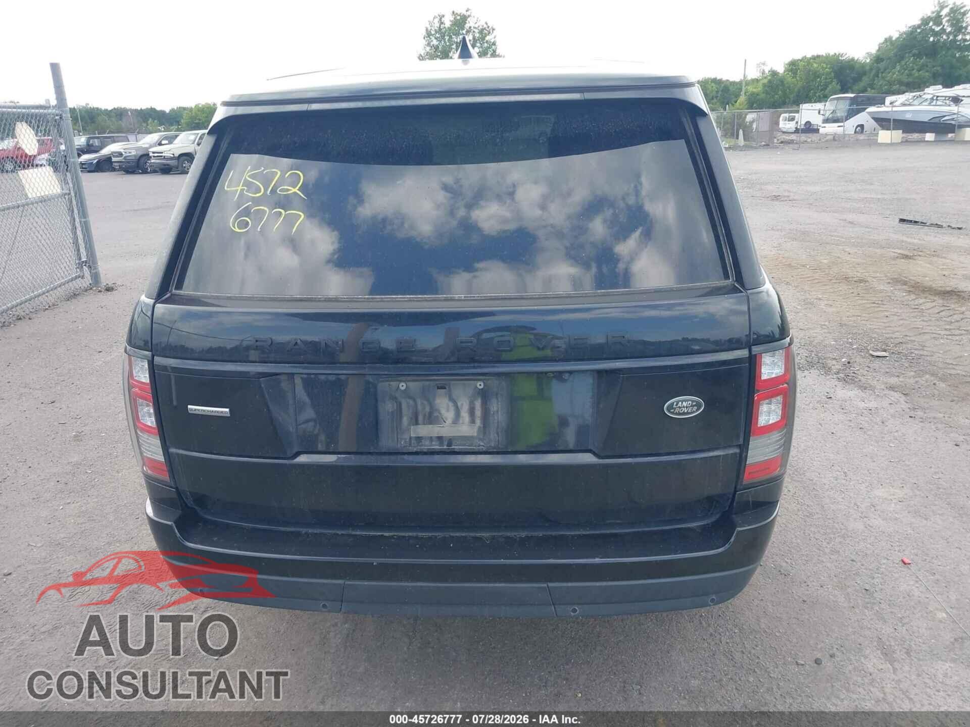 LAND ROVER RANGE ROVER 2017 - SALGS5FE7HA357523