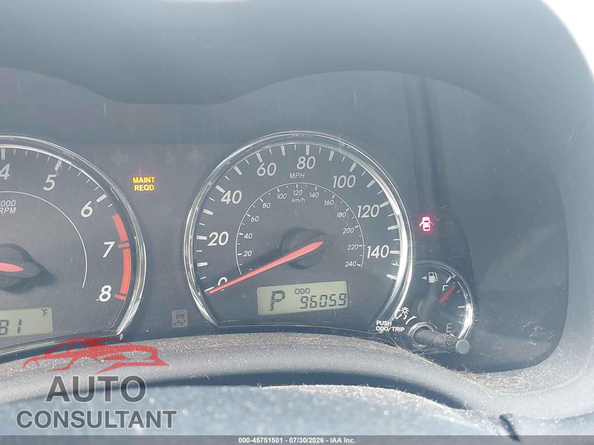 TOYOTA COROLLA 2012 - 2T1BU4EEXCC903355