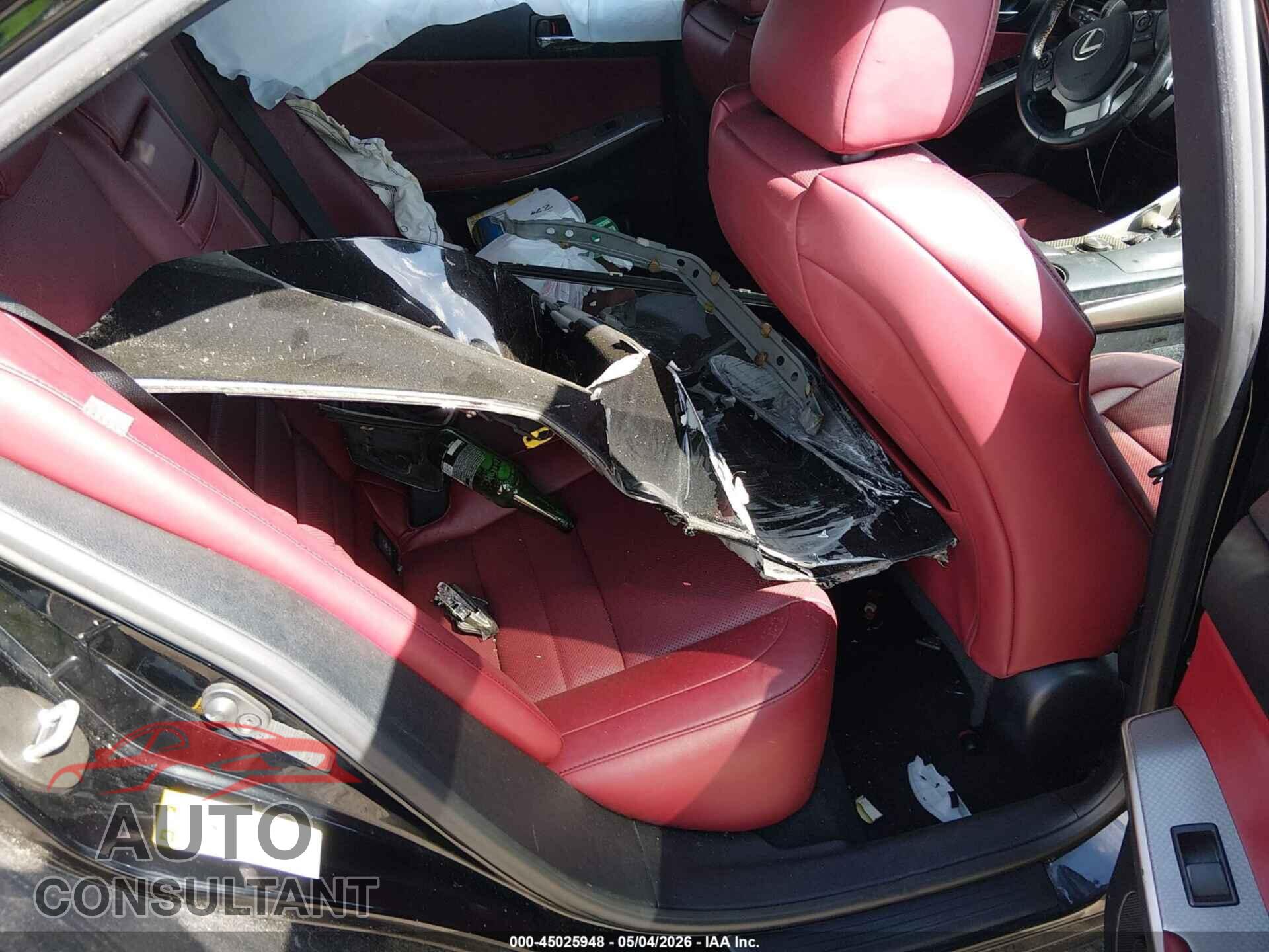 LEXUS IS 250 2014 - JTHBF1D22E5026780
