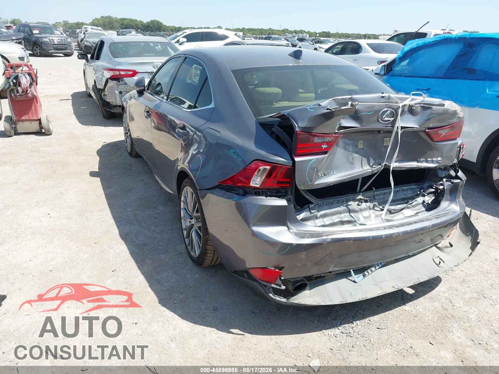 LEXUS IS 250 2015 - JTHBF1D29F5055792