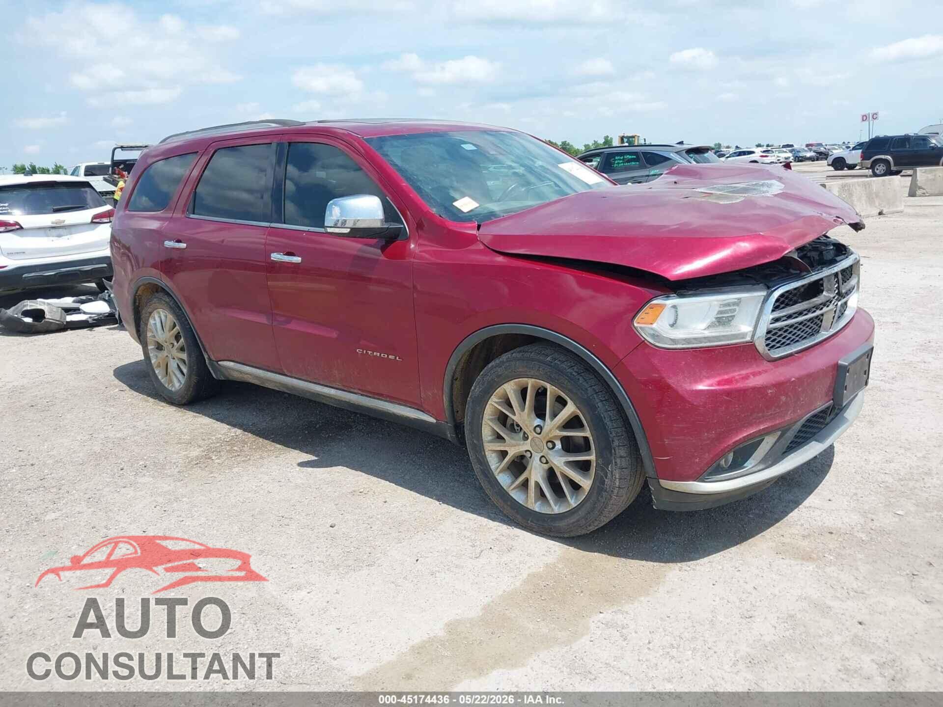 DODGE DURANGO 2014 - 1C4RDHEG3EC381364
