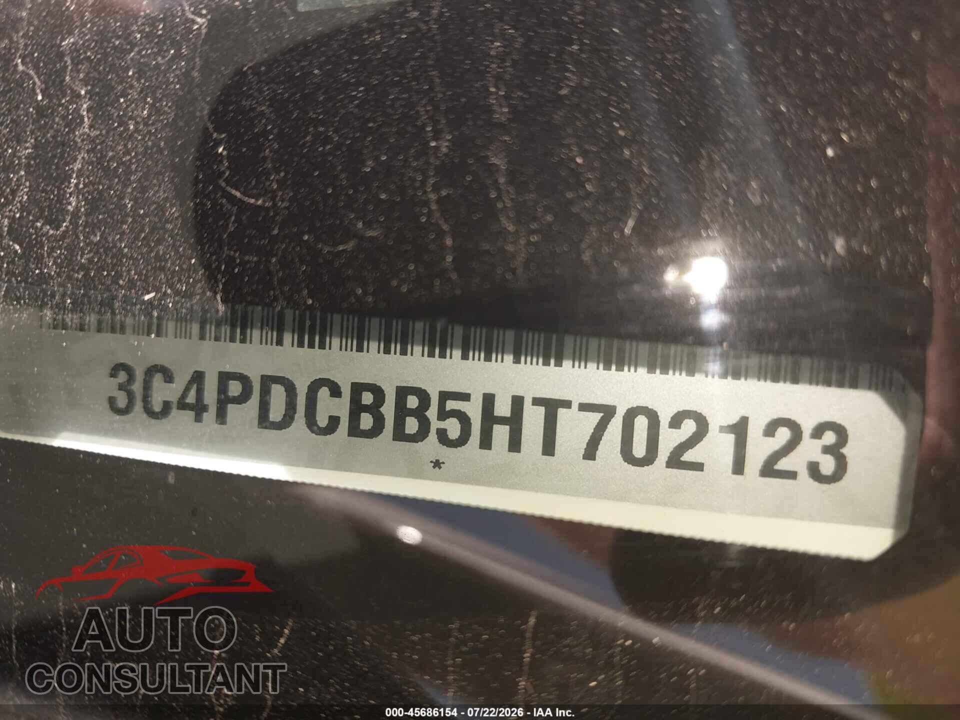 DODGE JOURNEY 2017 - 3C4PDCBB5HT702123